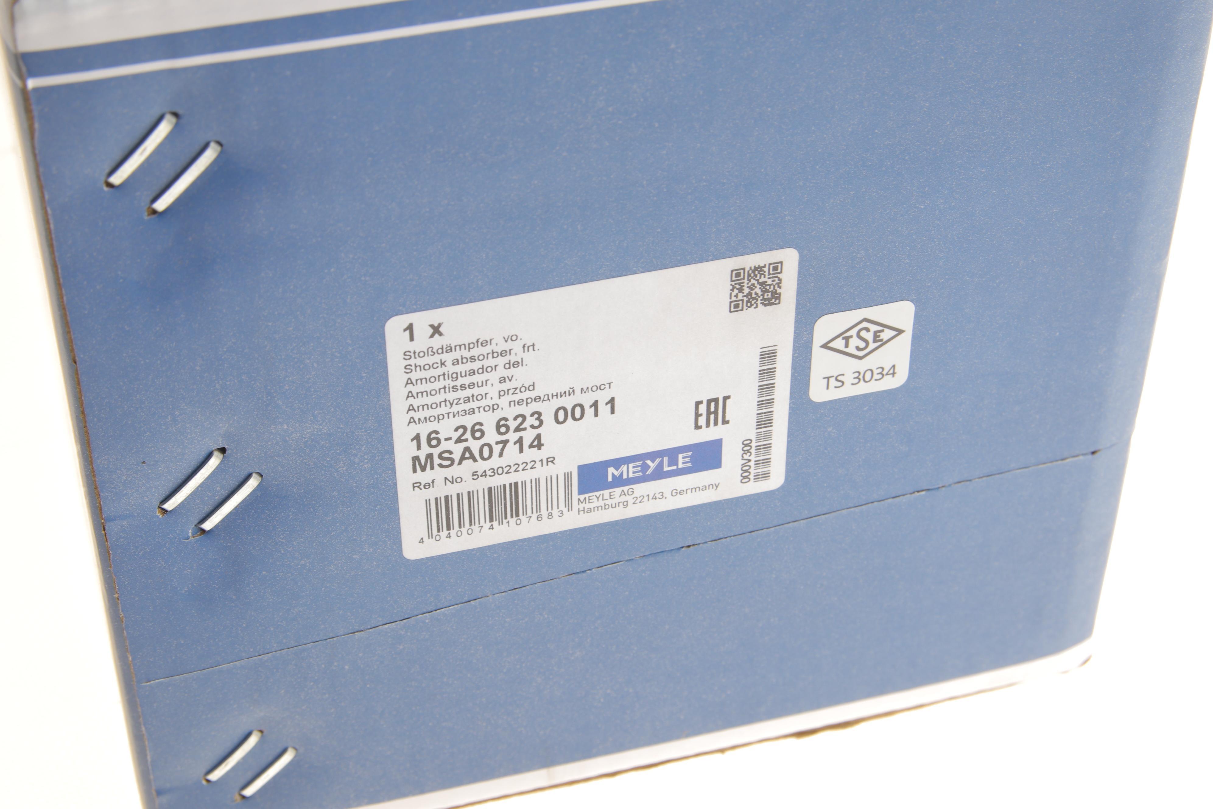 Амортизатор (передній) Renault Kangoo 08- (коротка база) (цапфа 28mm)