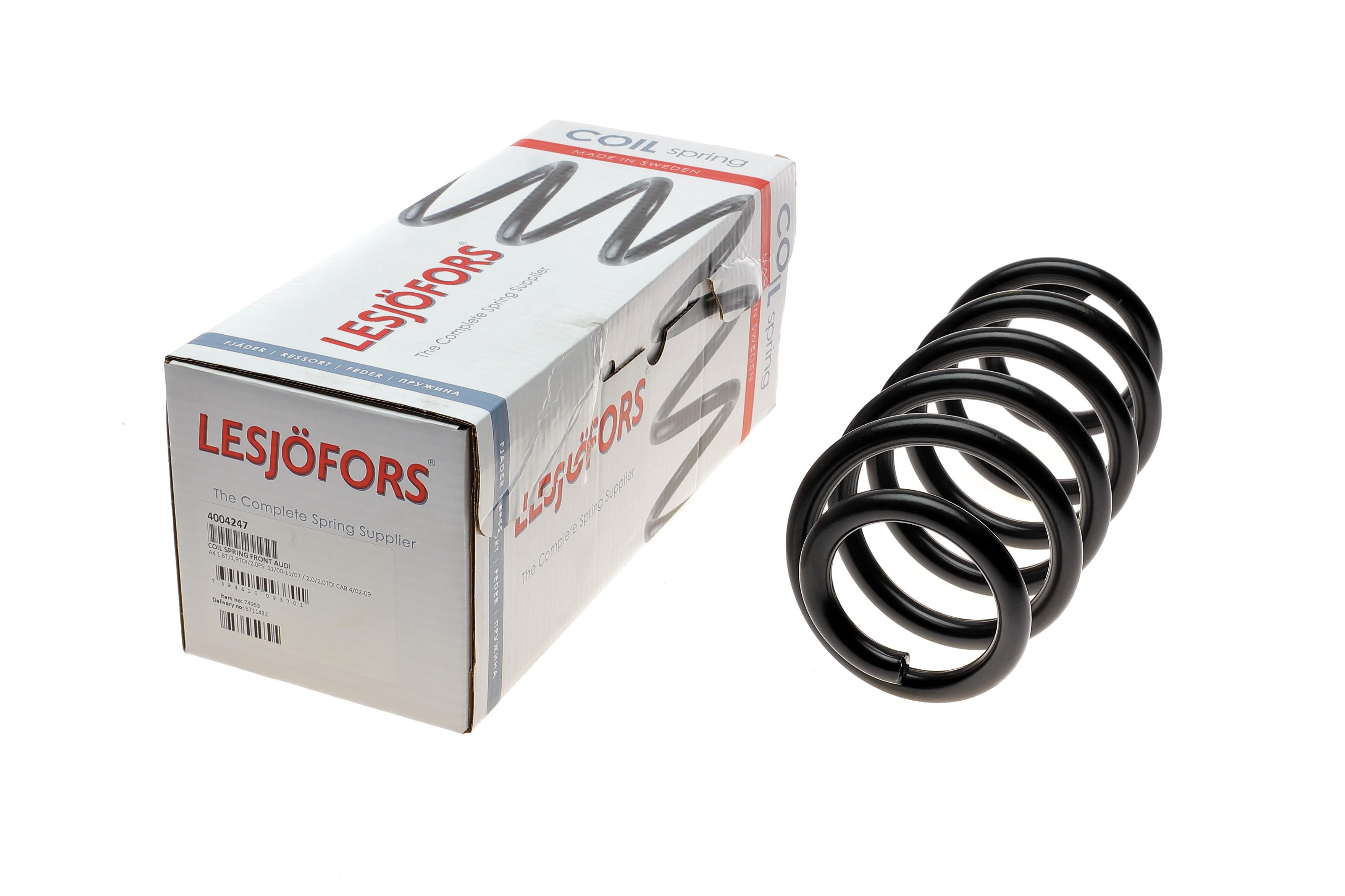 Пружина (передня) Audi A4 1.8T/1.9-2.0TDI/2.0FSI/TFSI 00-09 (седан/унив.) (без спорт.ход.ч)