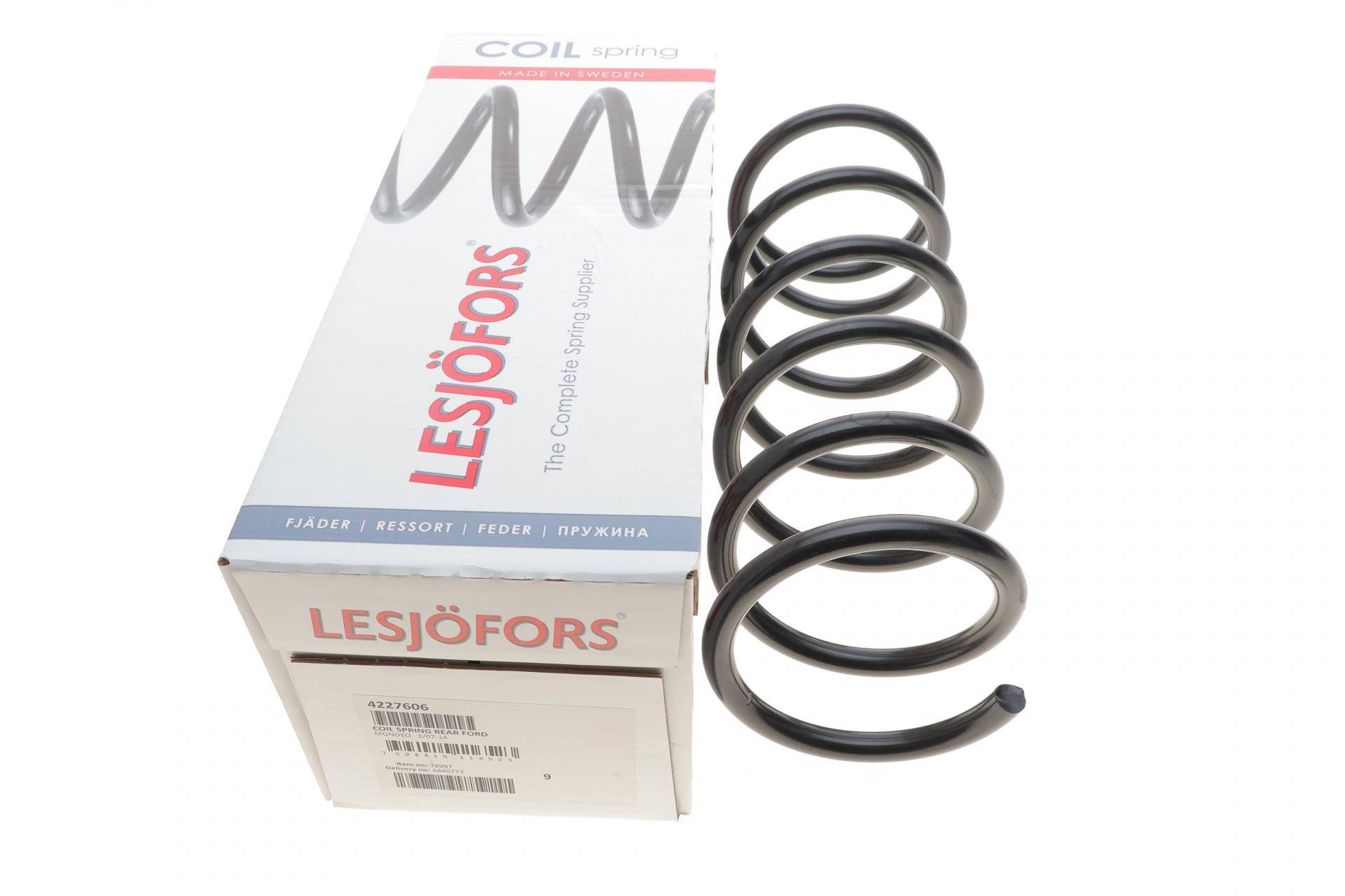 Пружина (задня) Ford Mondeo IV 2.0-2.5/1.6-2.2TDCi/1.6Ti 07-15 (седан/нак.з.ч)(без с-ми рег.дор.пр)