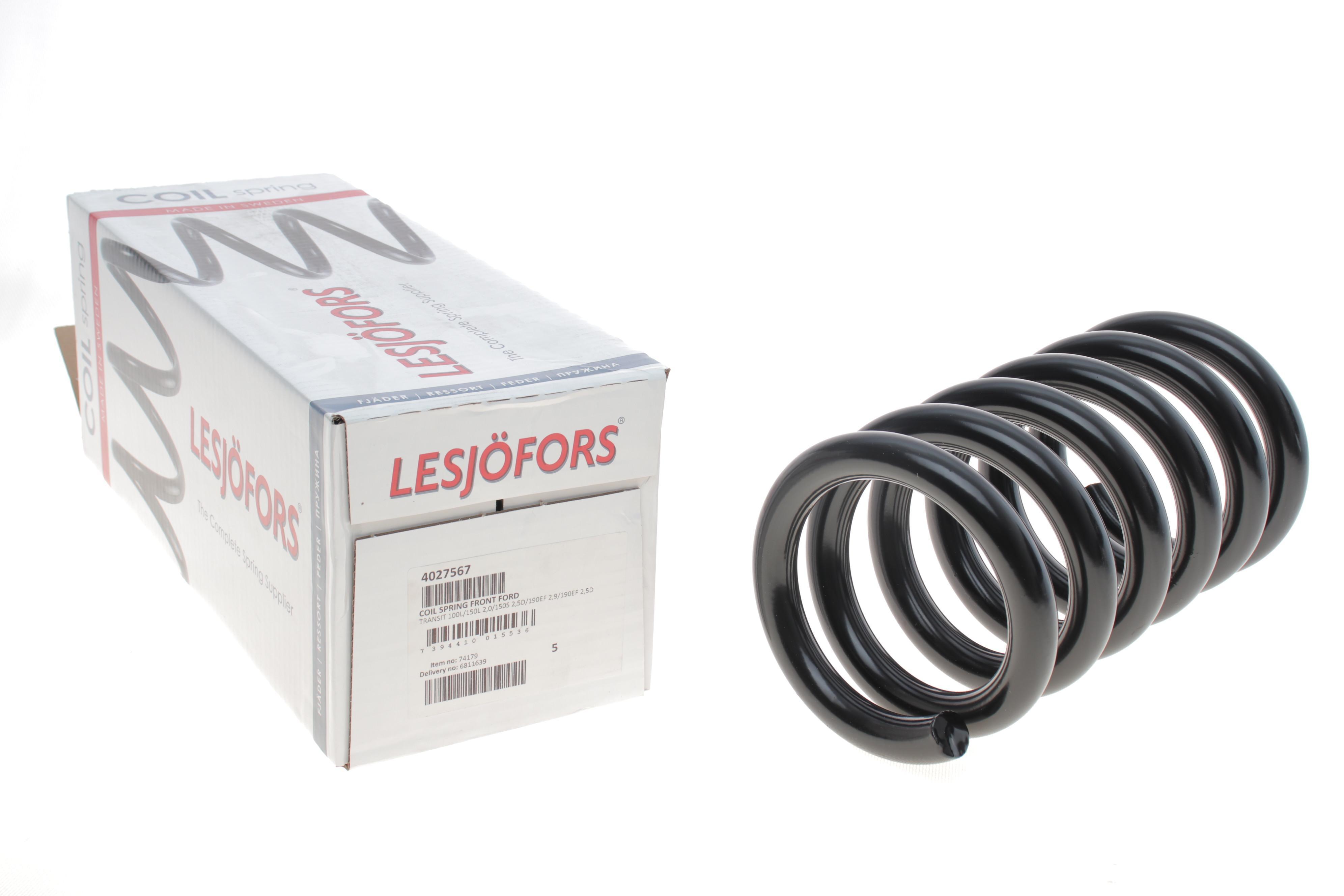 Пружина (передня) Ford Transit 2.0/2.0i/2.5DI T12 91-00 (фургон)(оснащ.зависимо від двигун.)(d=19mm)