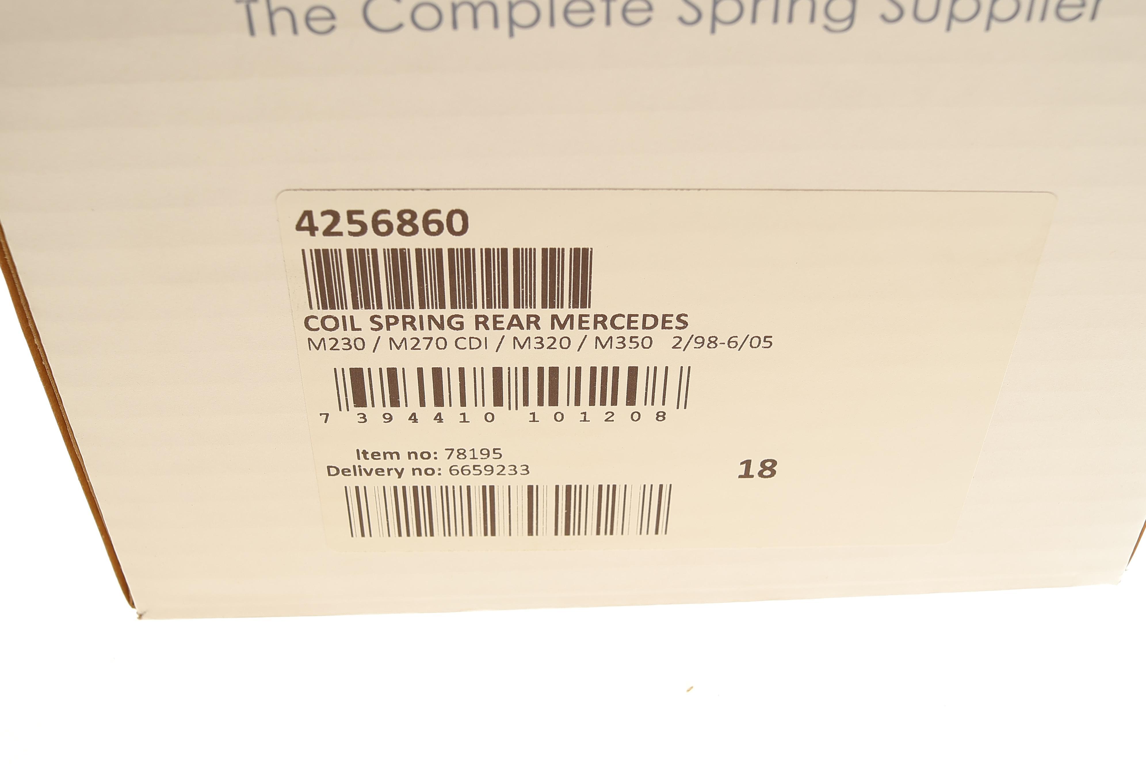 Пружина (задня) MB M-class (W163) ML230-ML430/ML270CDI/ML400CDI 98-05 (SUV)