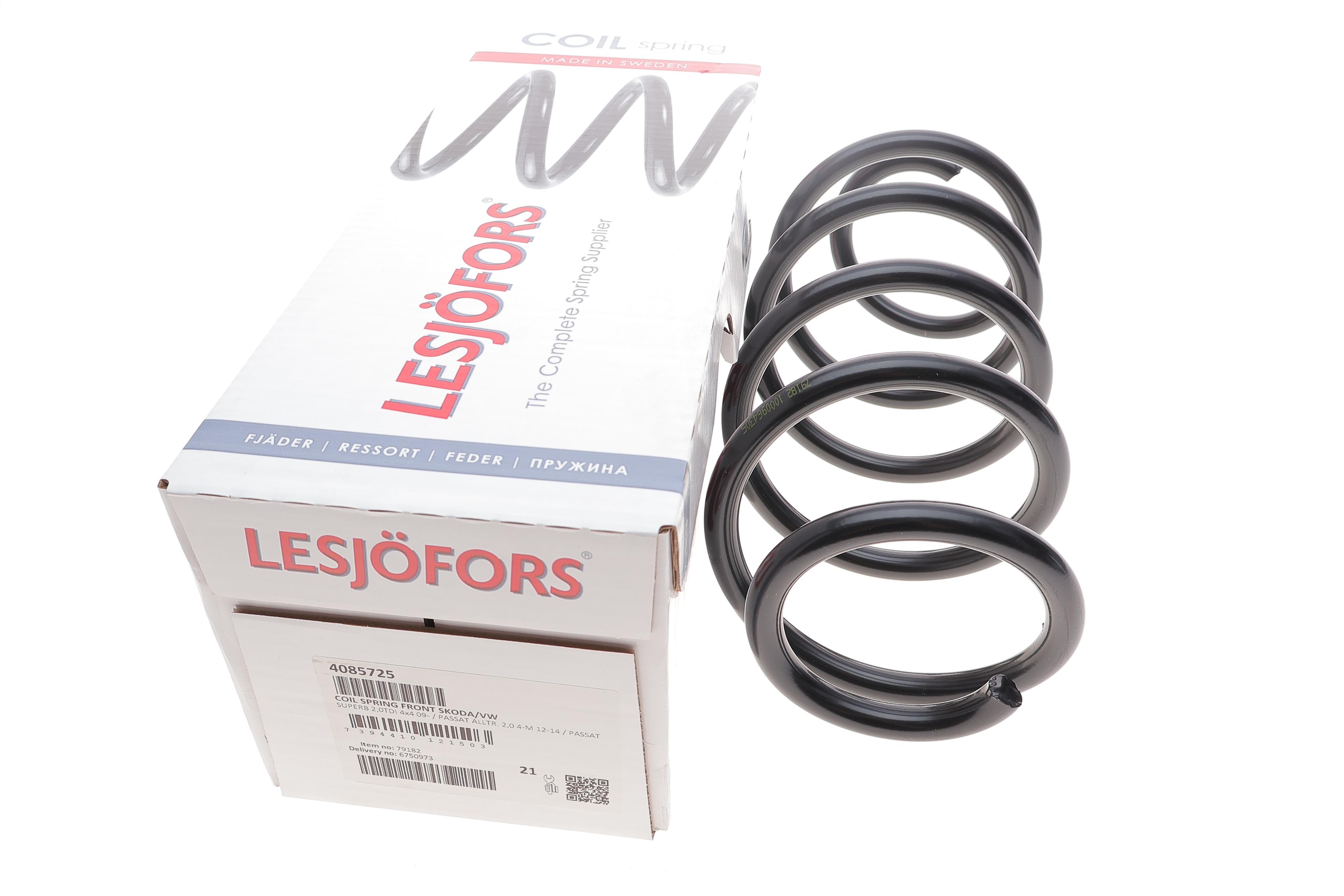 Пружина (передня) Skoda SuperB II 2.0TDI 4x4 09-15/VW Passat 2.0TDI 05-14 (седан/ун.)(з посил.ход.ч)