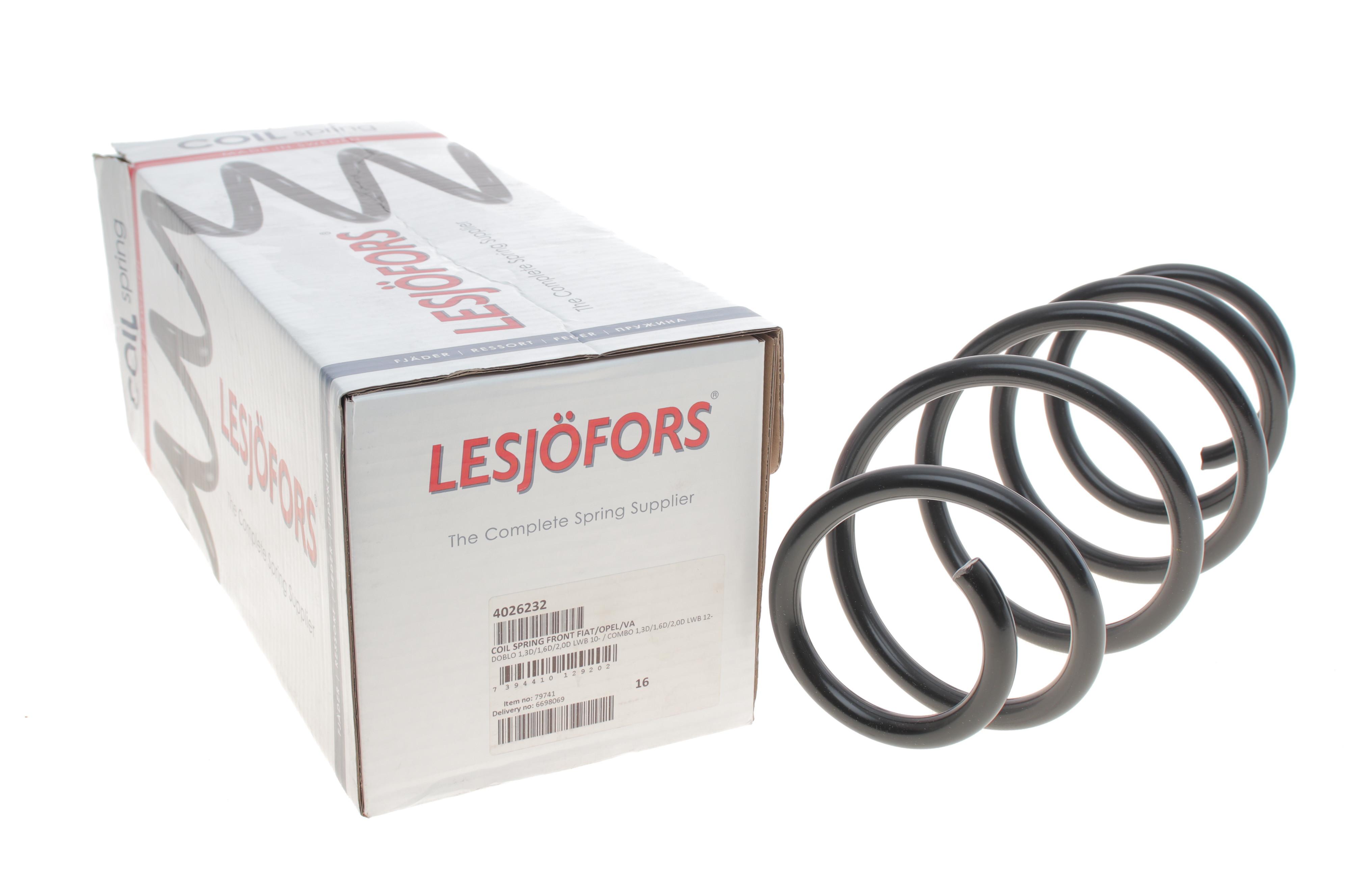 Пружина (передня) Fiat Doblo 1.3-2.0D Multijet 10-/Opel Combo 1.3-2.0CDTI 12- (фург.(довг.кол.база)