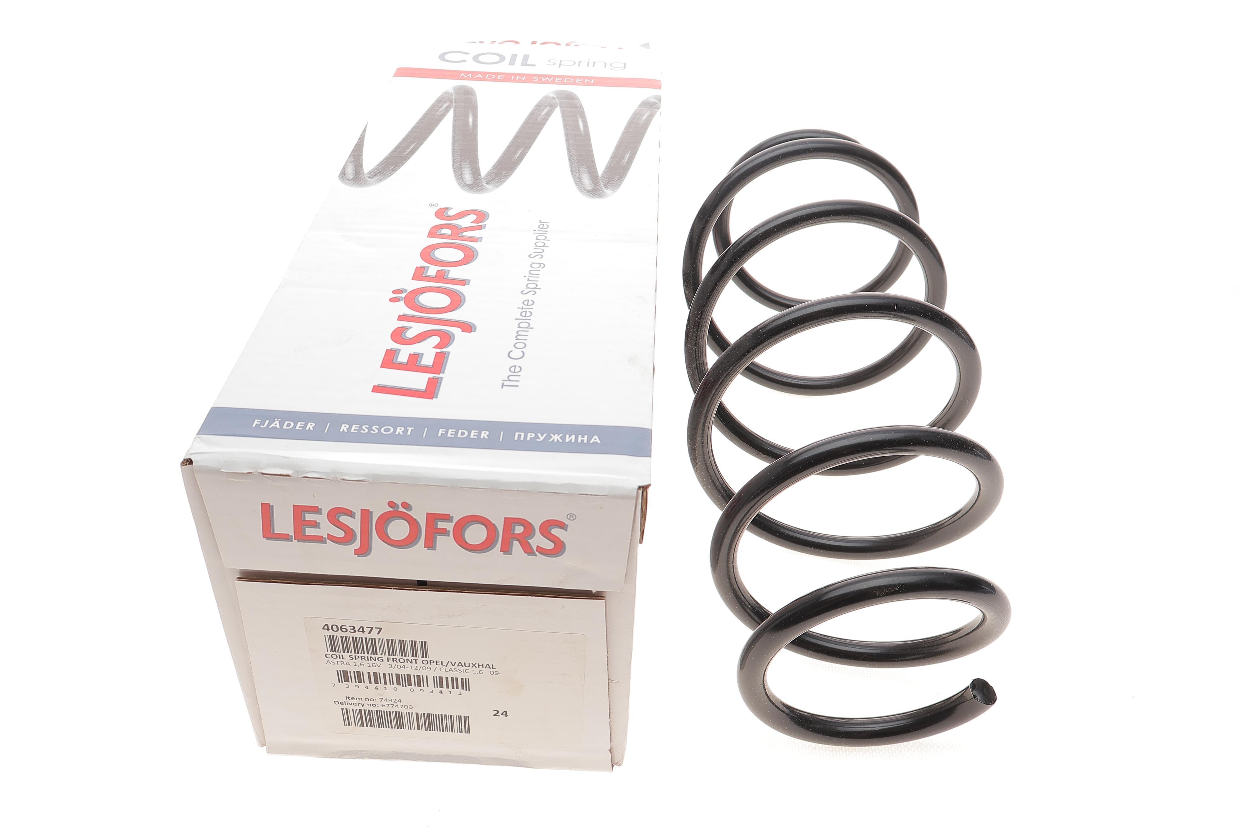 Пружина (передня) Opel Astra H 1.6 04-14 / 09- (седан/унив./накл.зад.ч/фургон)(без спорт.ход.части)