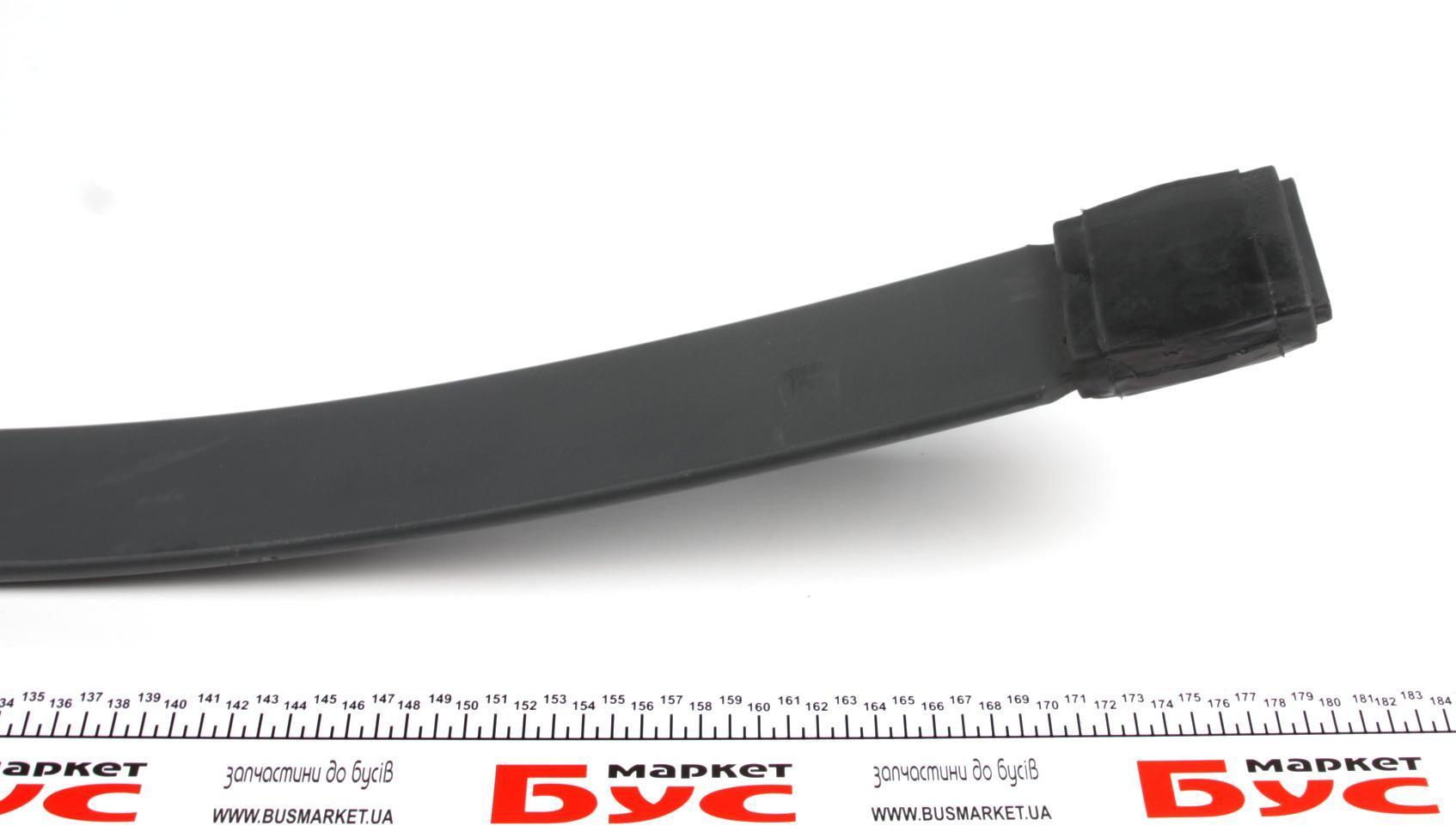 Ресора задня підкорінна MB Sprinter 408-416/VW LT 46 (70x655x655) 15mm (з гумкою)