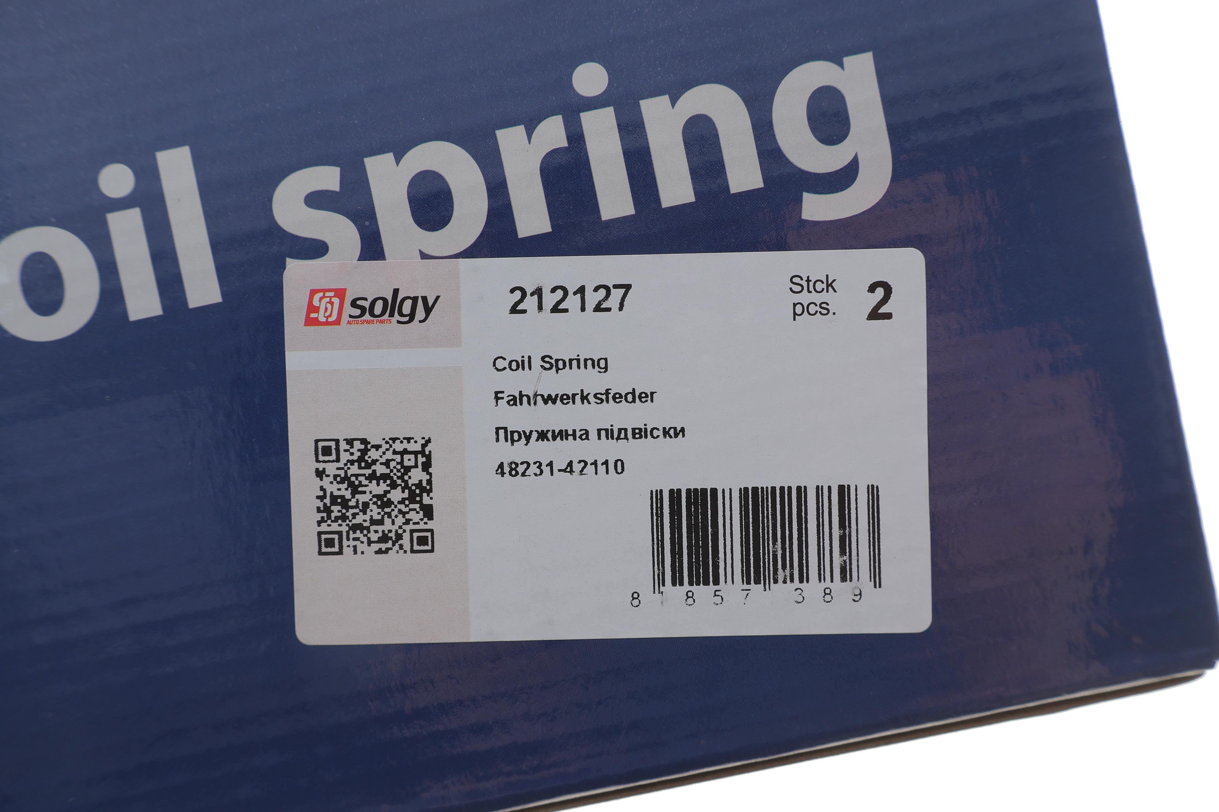 Пружина (задня) Toyota Rav 4 II 2.0 4WD/2.0D 4WD 00-05