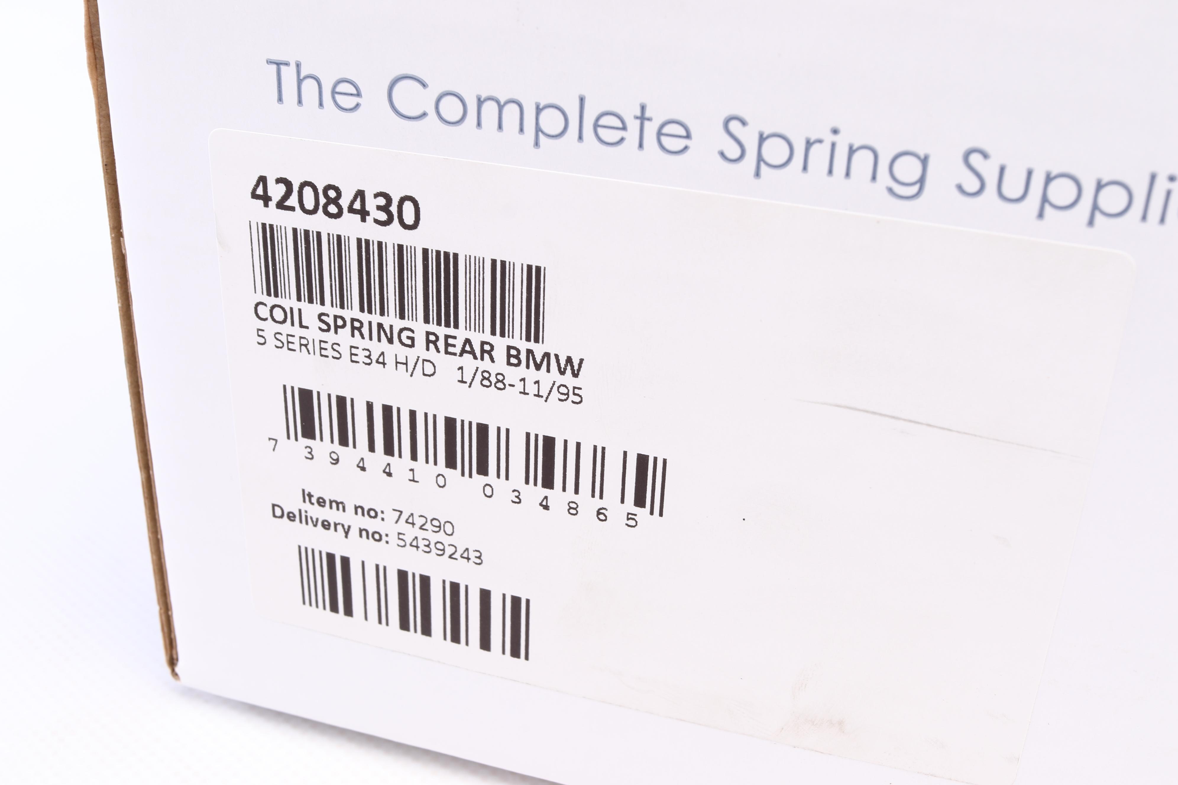 Пружина (задня) BMW 5 (E34) 518i/520i/525i/td/tds/524td/530i/535i/M5 87-95 (седан) (без М-тех) (HD)