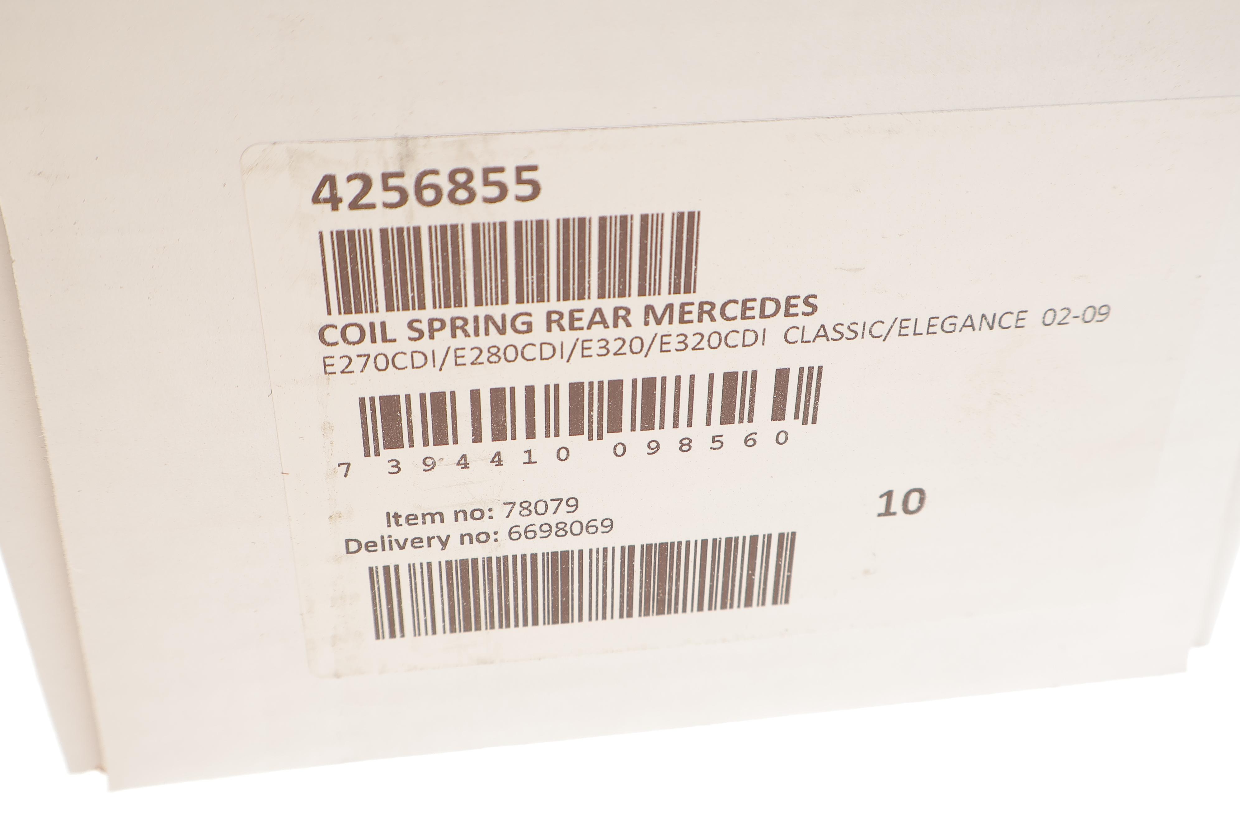 Пружина (задня) MB E-class (W211) E200-E500/E200-320CDI 02-08 (седан) (ос:Classic/Elegance) (HD для