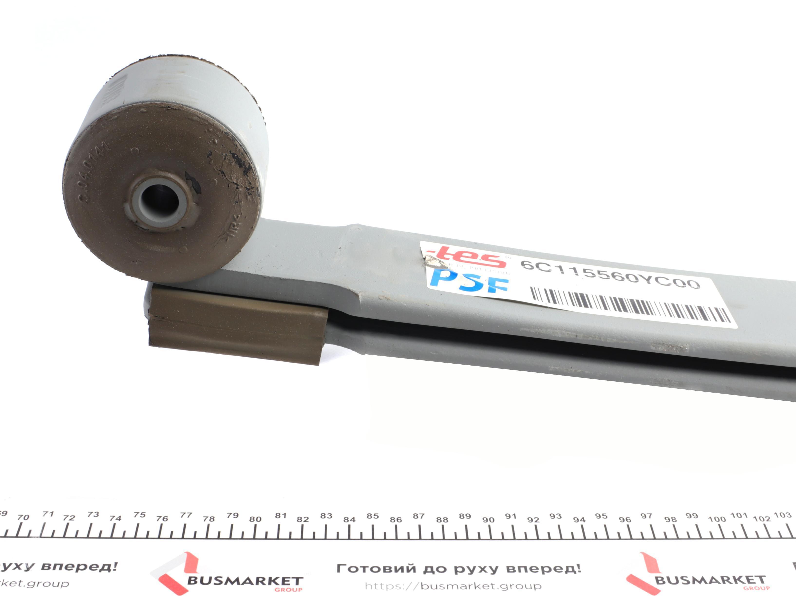 Ресора задня Ford Transit 06-14 (к-кт 2 листа) (77/695/675)