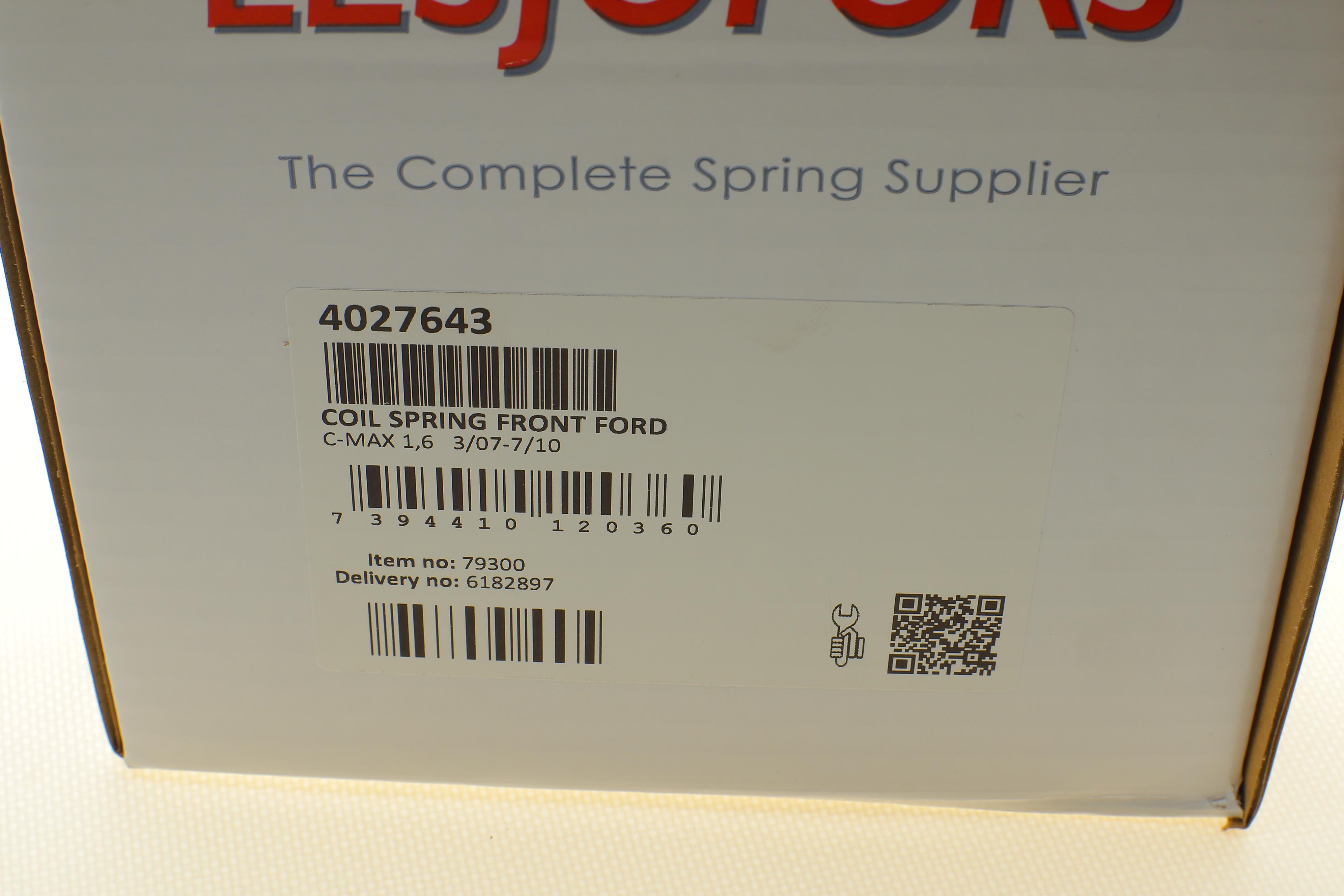 Пружина (передня) Ford C-Max 1.6 07-10 (вен)