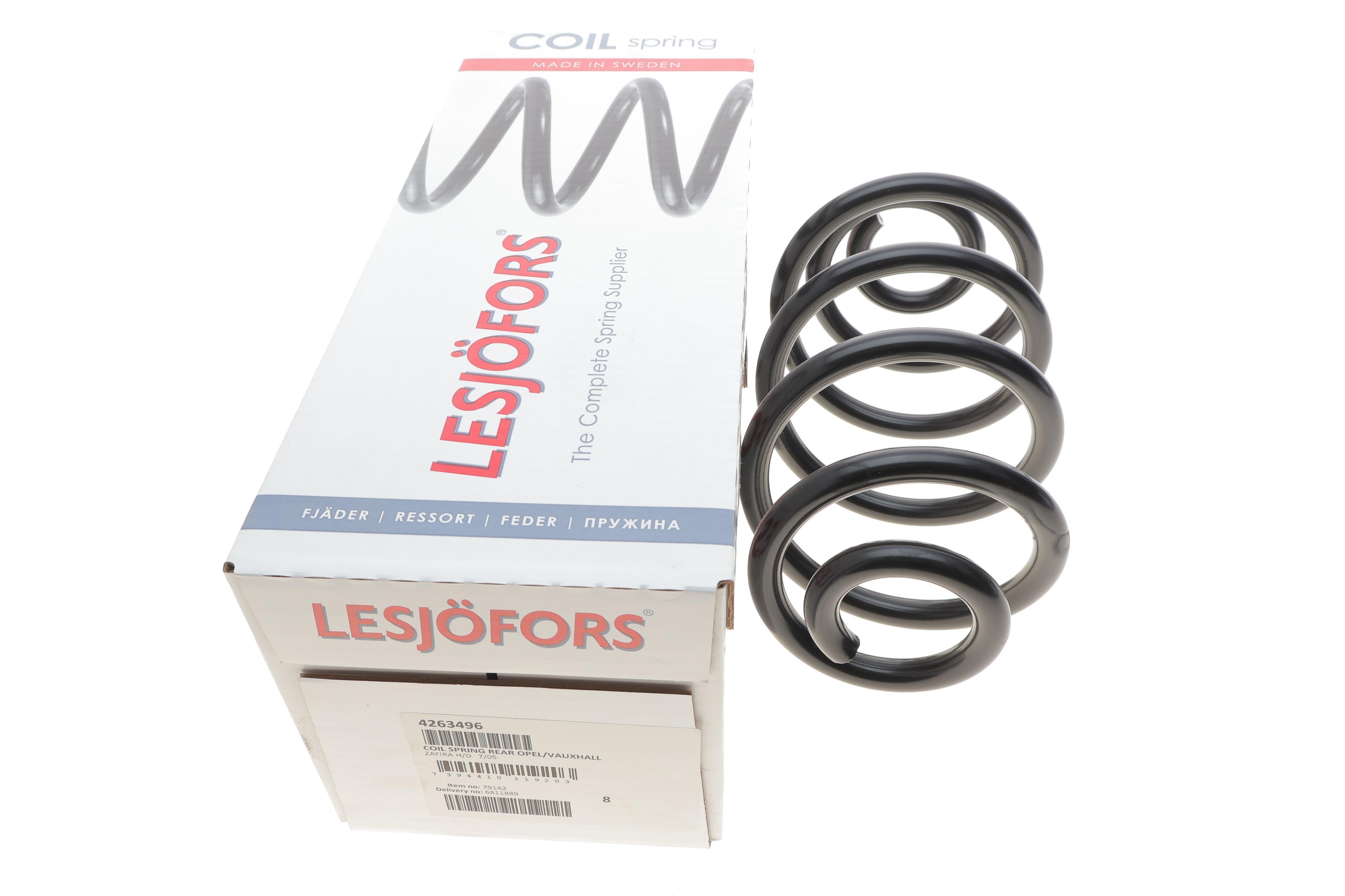 Пружина (задня) Opel Zafira B 1.6-2.0/1.7-1.9CDTI 05-15 (вен/фургон) (з пост.діам.) (HD)