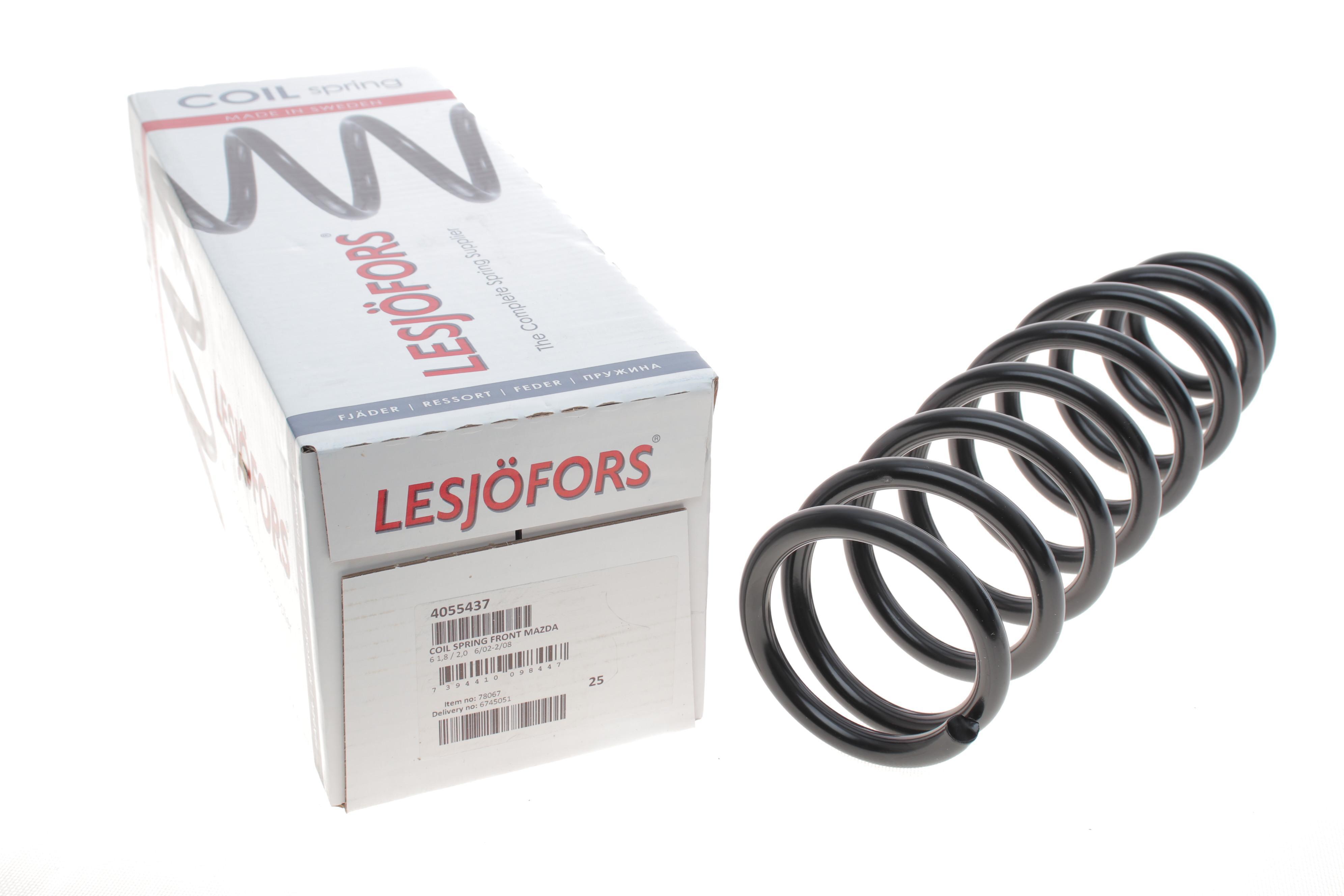 Пружина (передня) Mazda 6 1.8/2.0 02-07 (седан/універсал/нах.зад.частина)