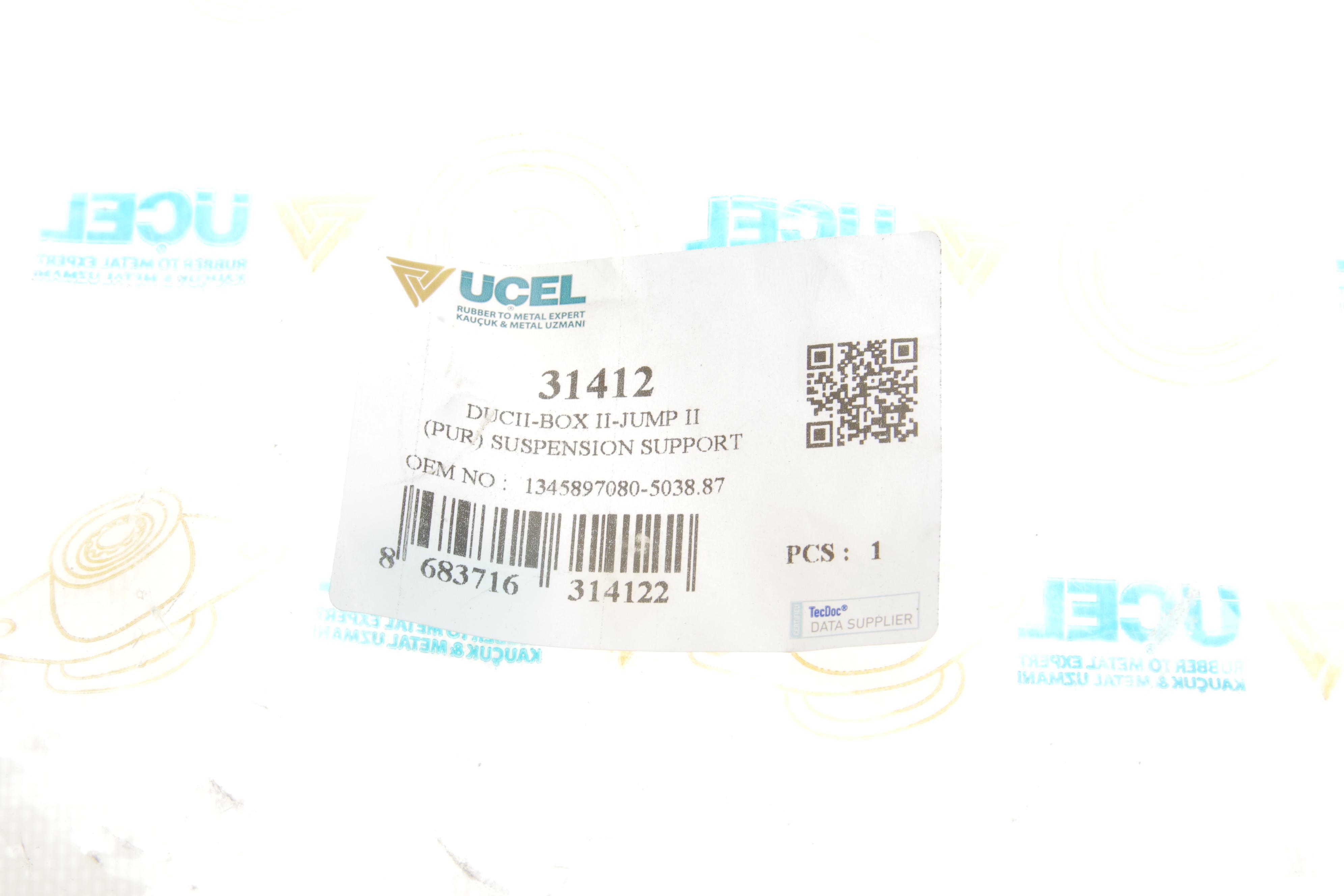 Подушка амортизатора (переднього) Fiat Ducato 02- (L)