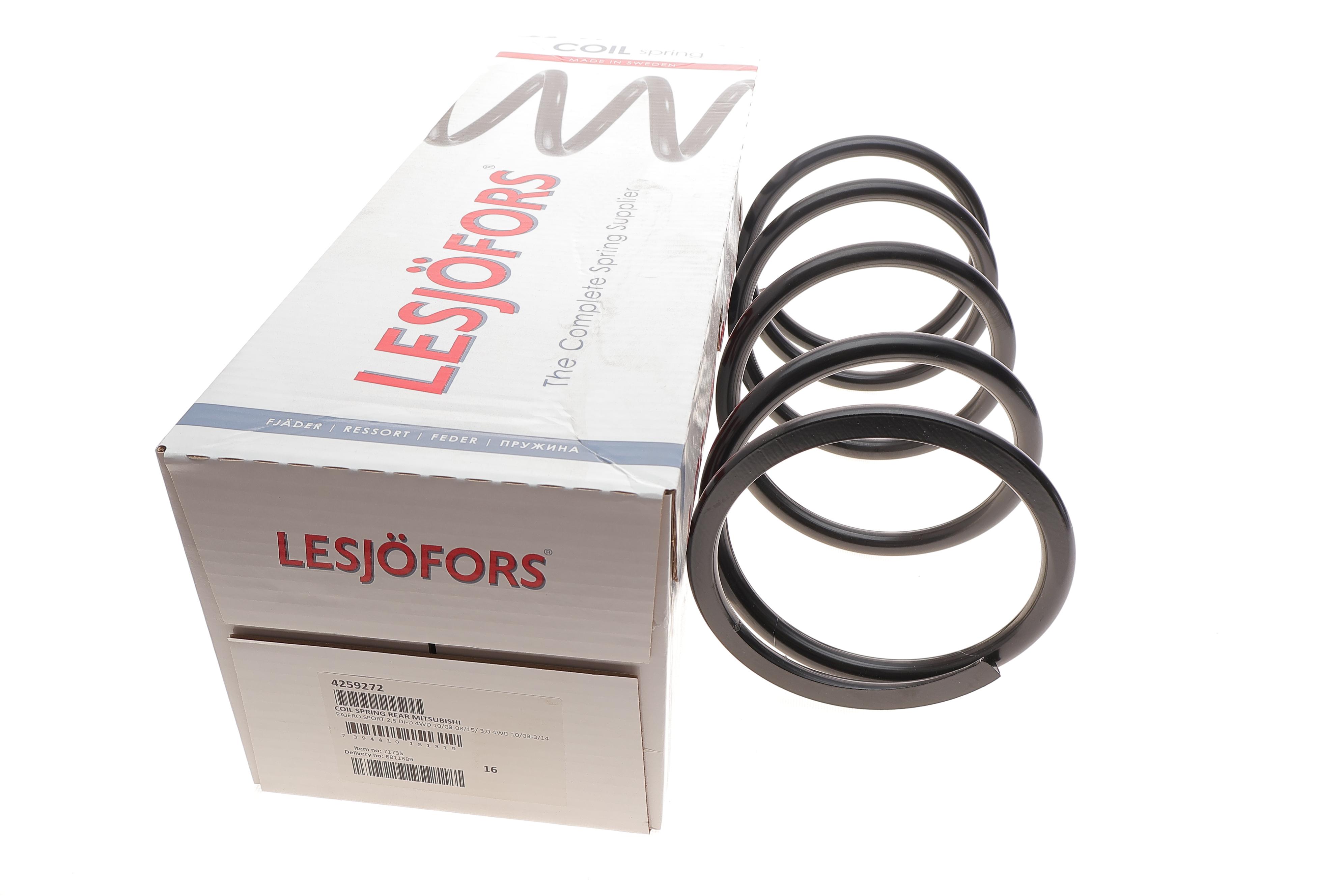 Пружина (задня) Mitsubishi Pajero Sport II 2.5DI-D 4WD 09-15/ 3.0 4WD 08- (всюдихід)