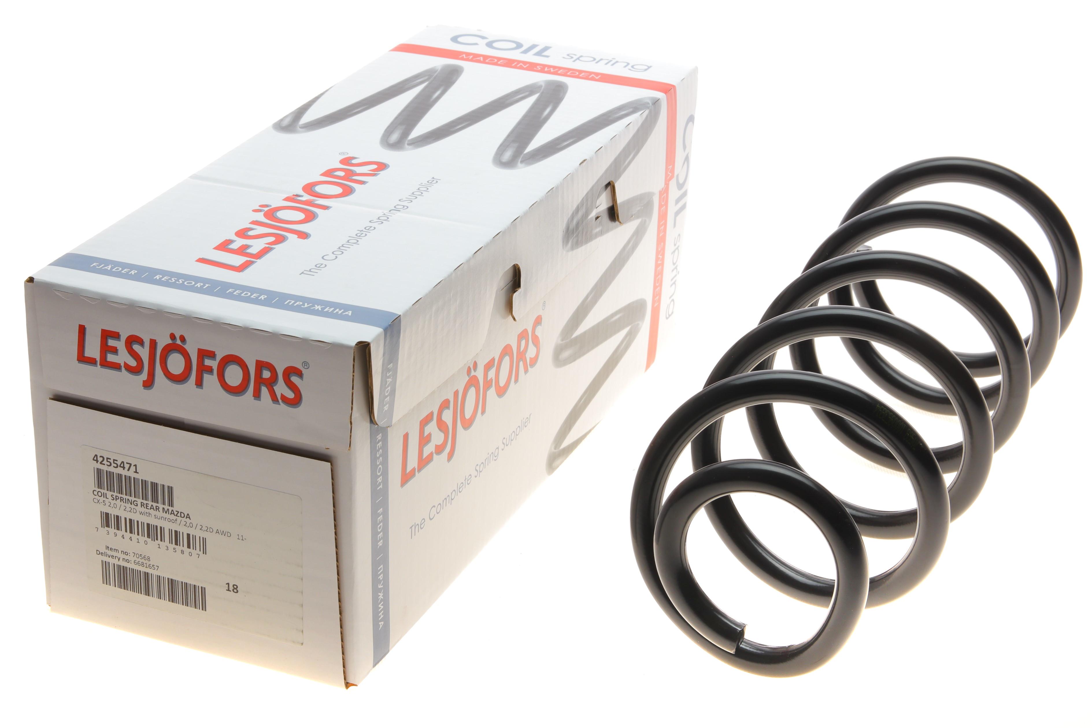 Пружина (задня) Mazda CX-5 2.0/2.0 AWD/2.2D/2.2D AWD 11-17 (SUV) (з/без сдвиг.пан.криші)