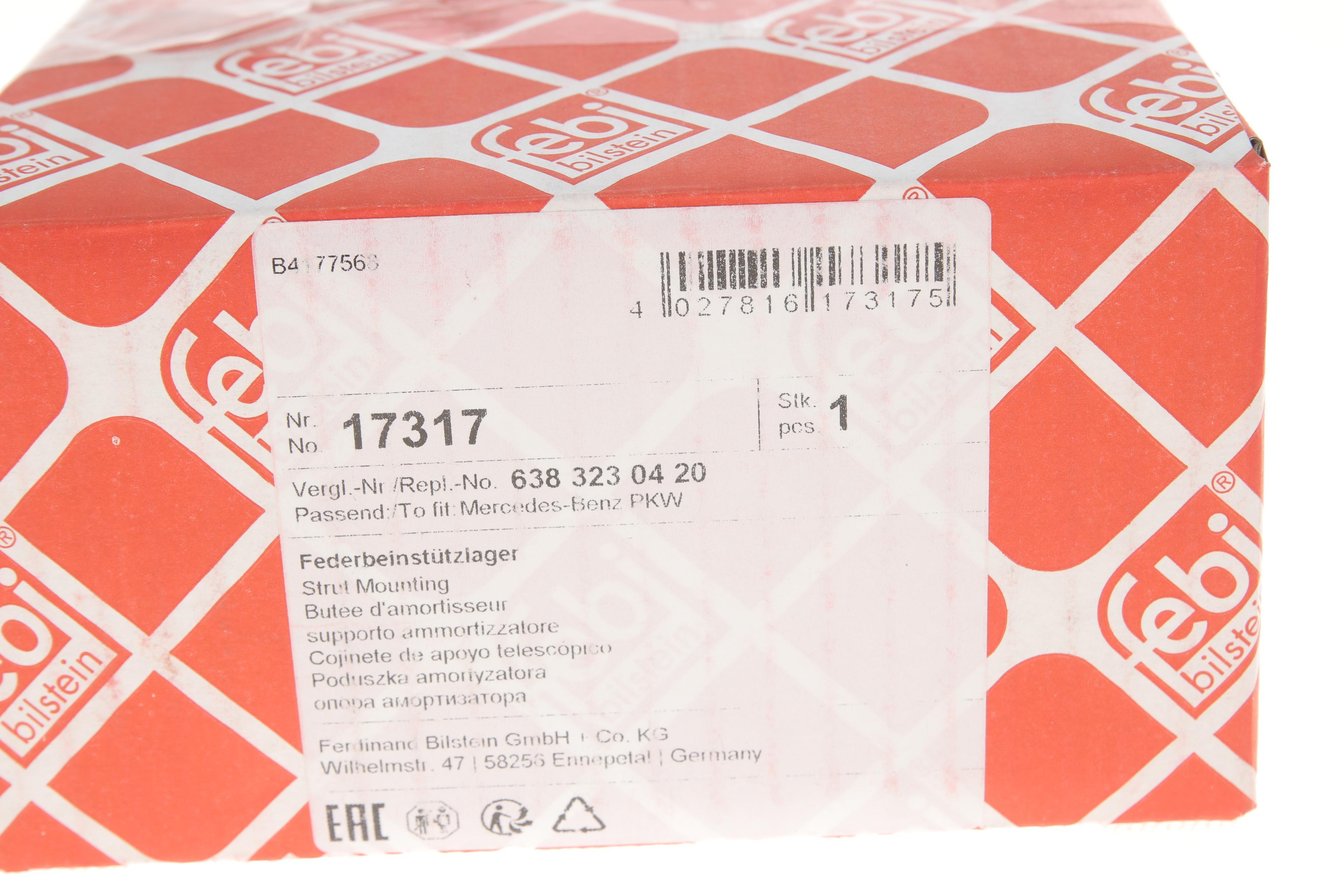 Подушка амортизатора (переднього) MB Vito (W638) 96-