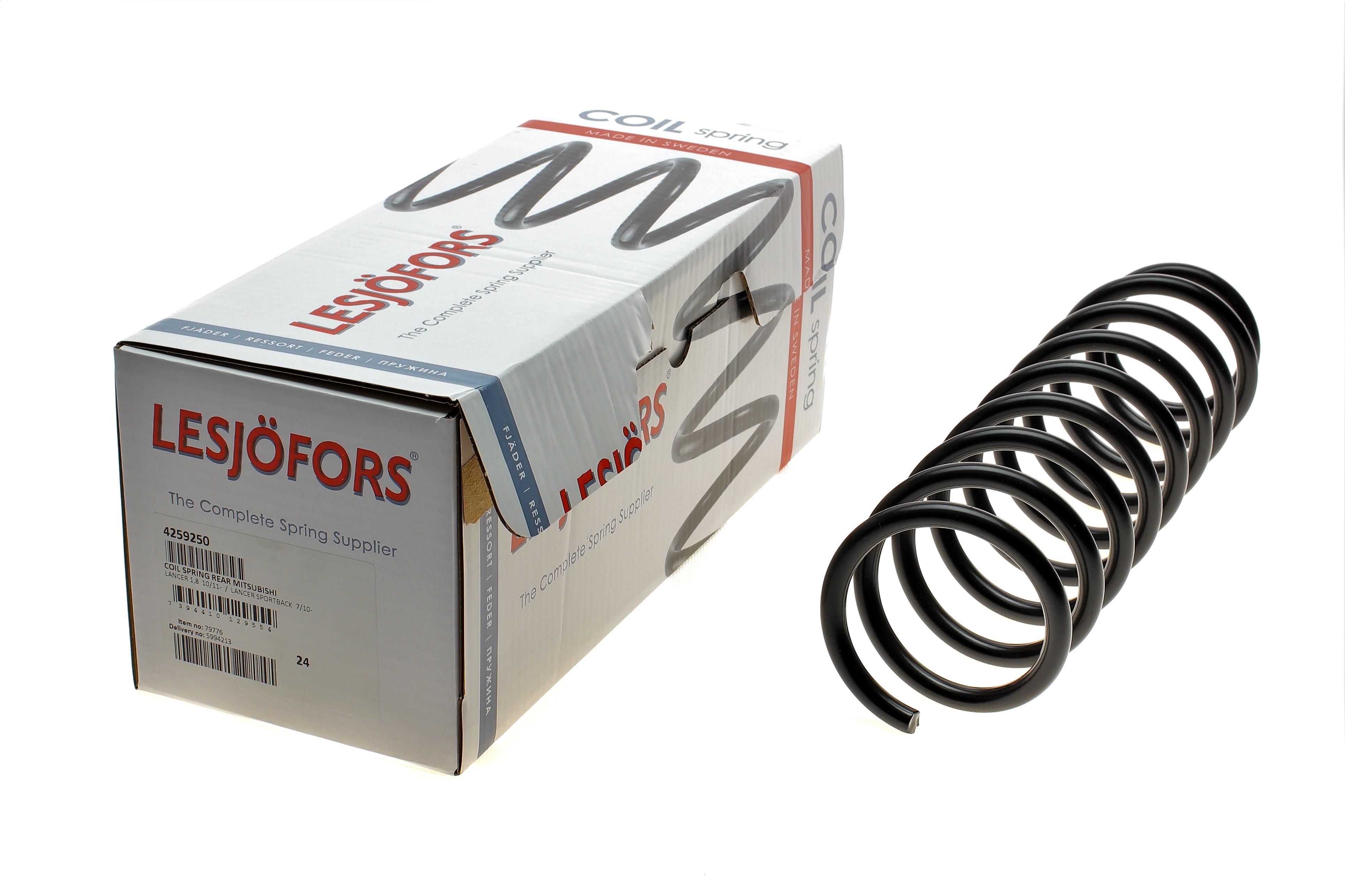 Пружина (задня) Mitsubishi Lancer VIII 1.8/Flexfuel 11- (седан-CY3A)/1.6/1.8/DI-D 10- (накл.з.ч)