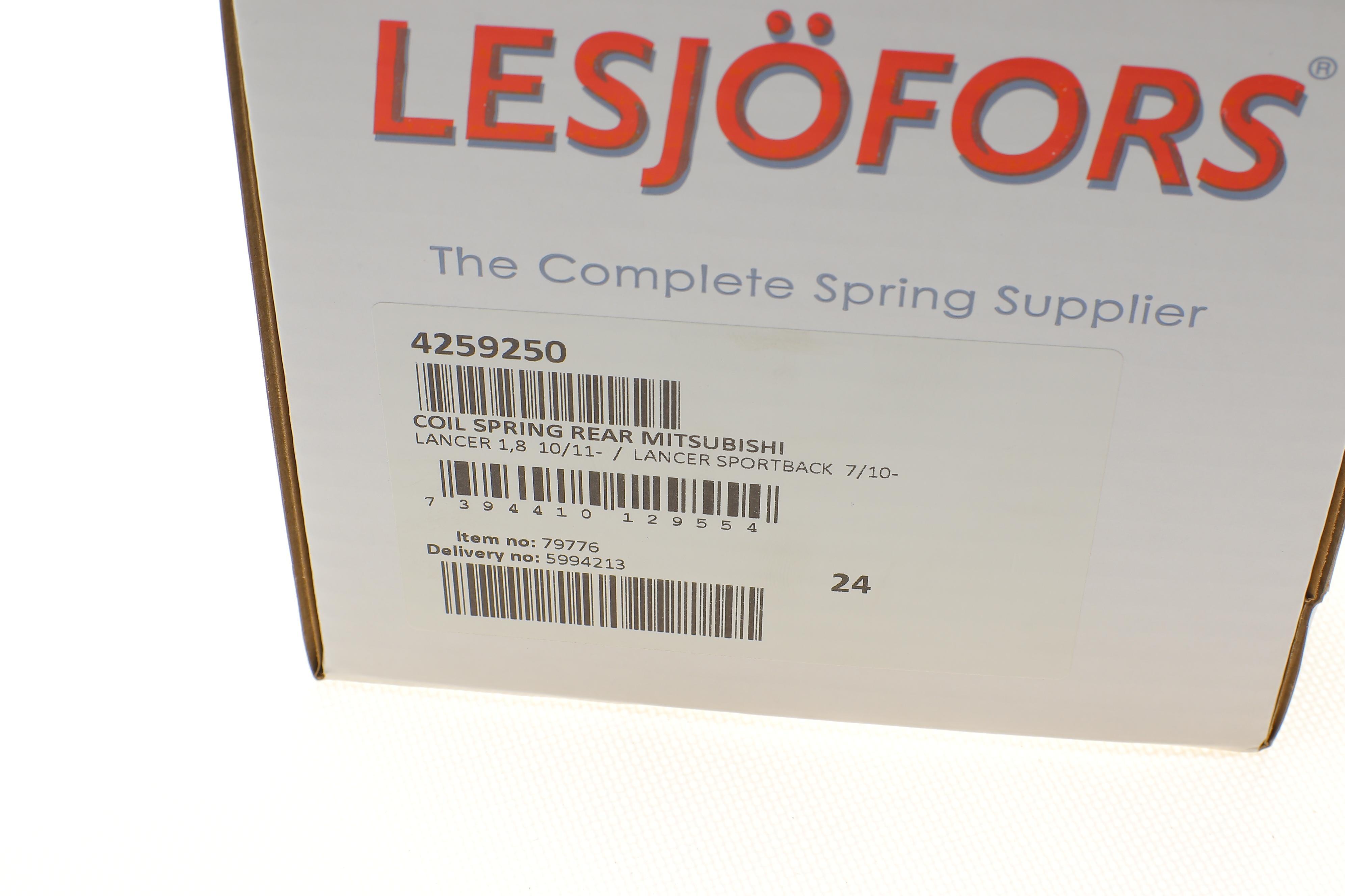 Пружина (задня) Mitsubishi Lancer VIII 1.8/Flexfuel 11- (седан-CY3A)/1.6/1.8/DI-D 10- (накл.з.ч)