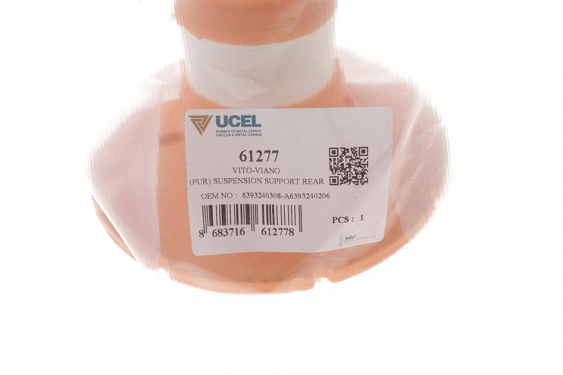 Відбійник пружини (задній/верхній) MB Vito (W639) 03-