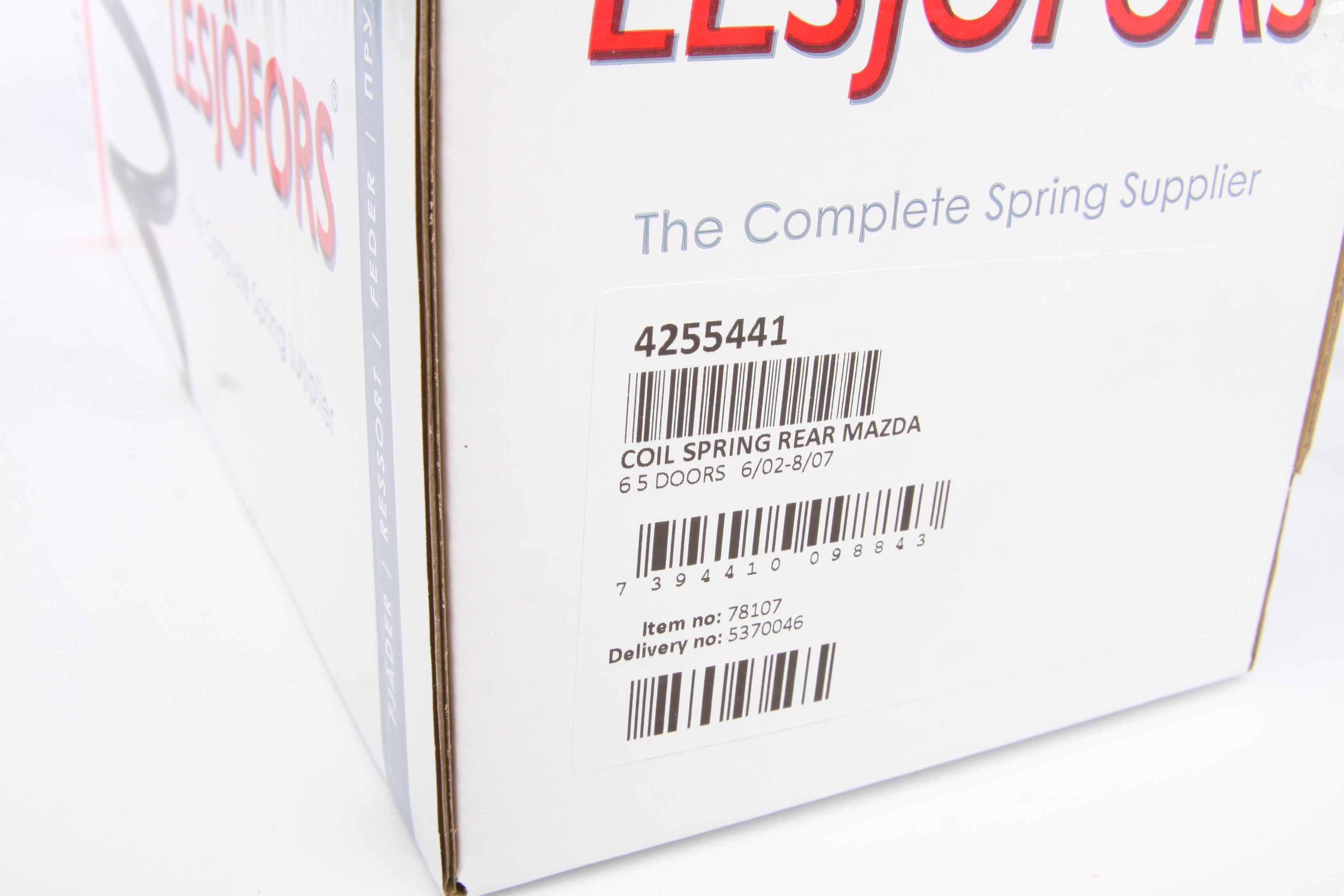 Пружина (задня) Mazda 6 1.8/2.0/2.0DI/2.3 02-07 (нах.зад.частина) (без с-ми регулир.дорож.просвіту)