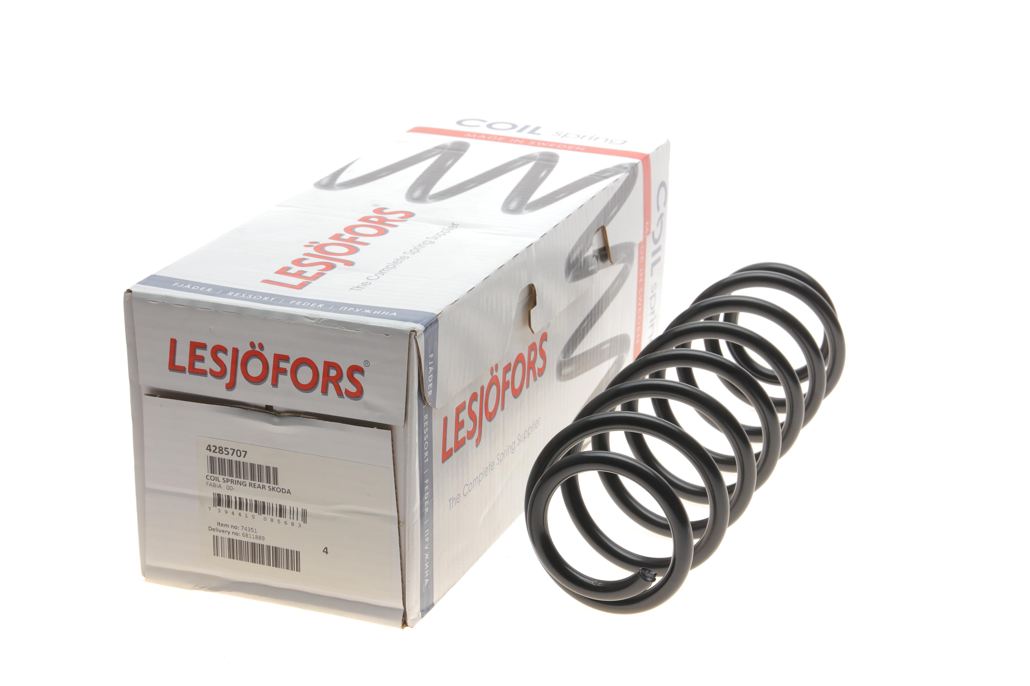 Пружина (задня) Skoda Fabia I/II 1.0-2.0/1.4-1.9TDI/1.2TSI/1.9SDI 99-14 (седан/накл.зад.частина)