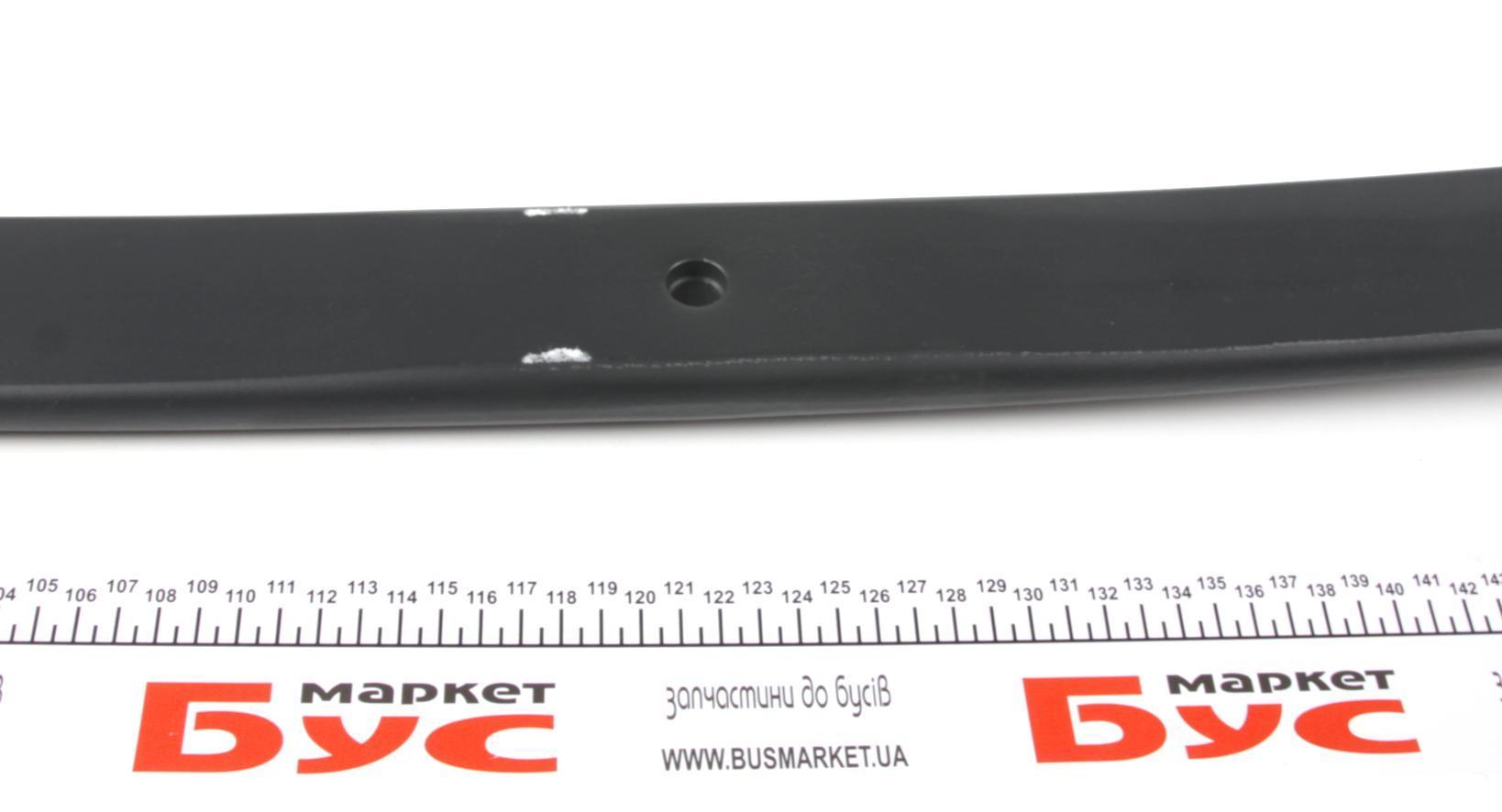 Ресора задня MB Sprinter 208-316/VW LT 28-35 (відбійник короткий з пуптиком) (70x675x675) 23mm