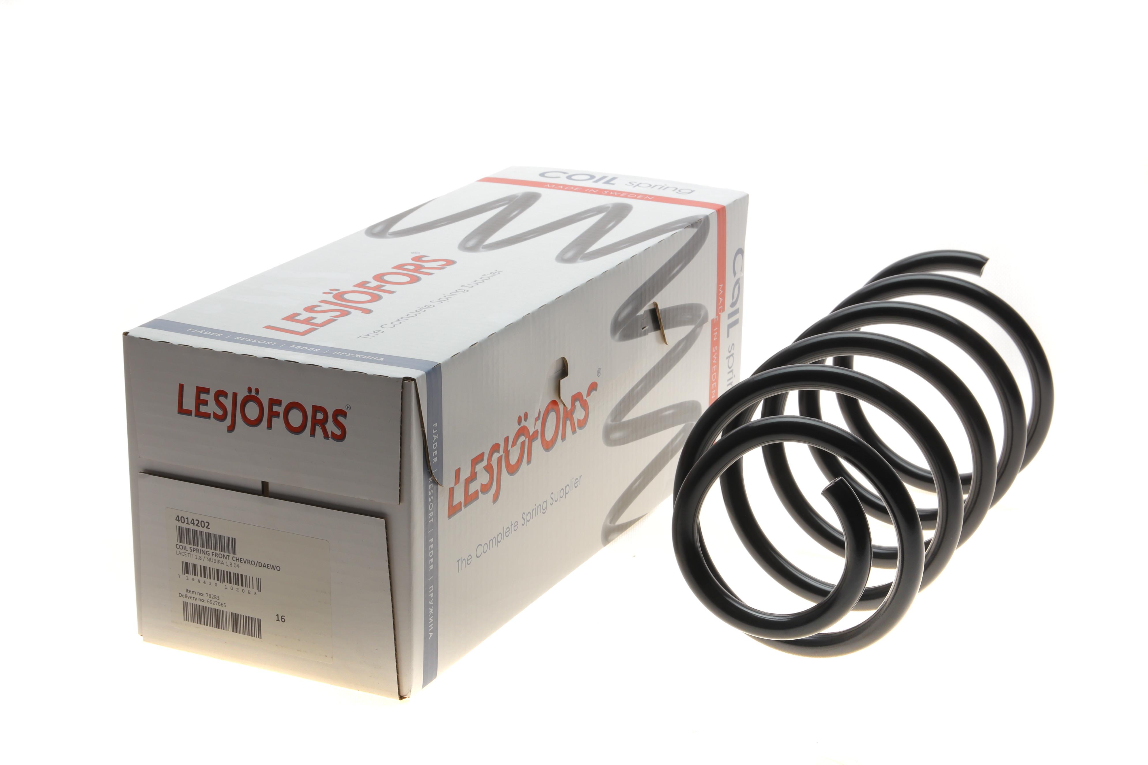 Пружина (передня) Chevrolet Lacetti/Nubira 1.8 05- (накл.зад.ч./седан)