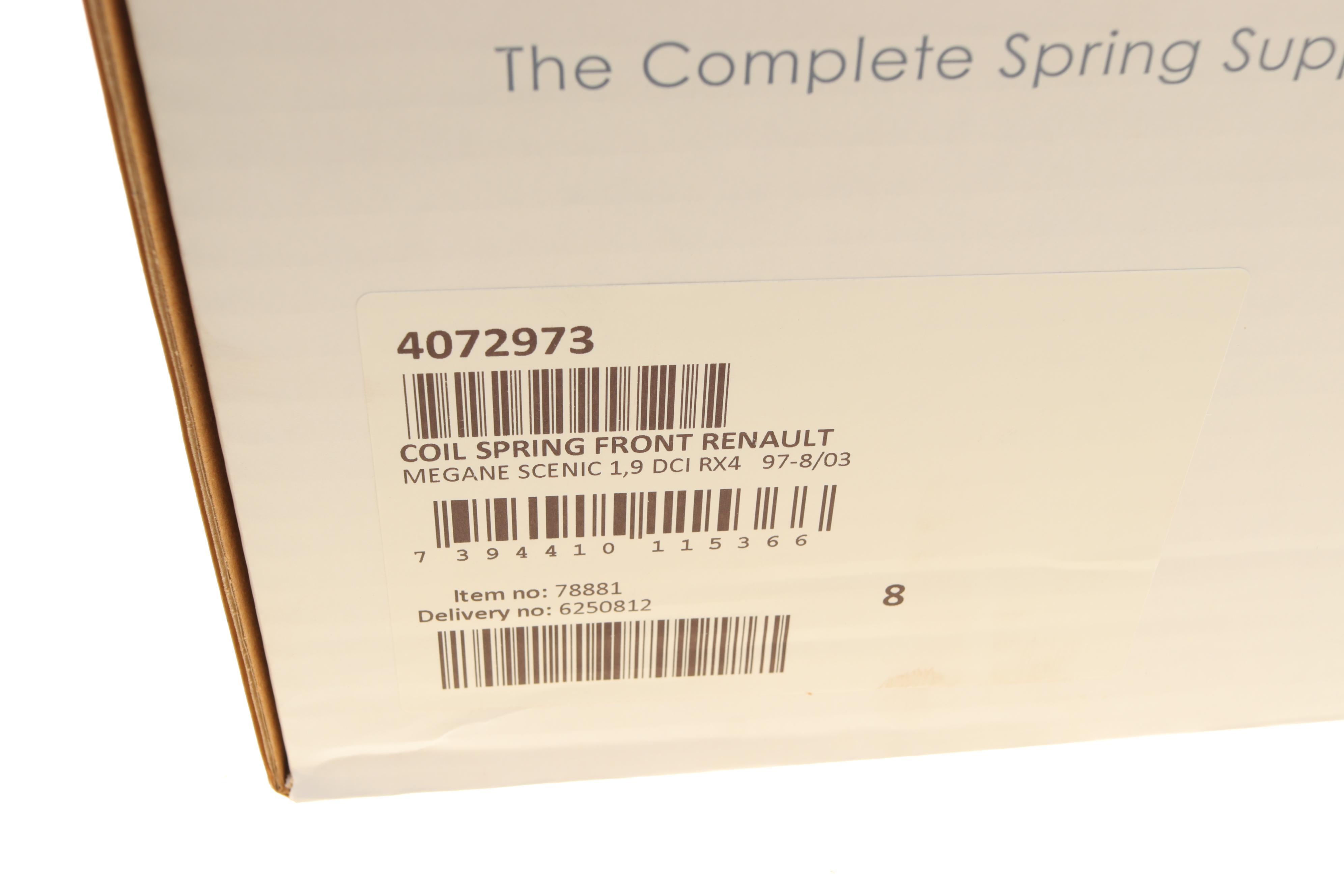 Пружина (передня) Renault Scenic 1.9dCi RX4 00-03 (вен)