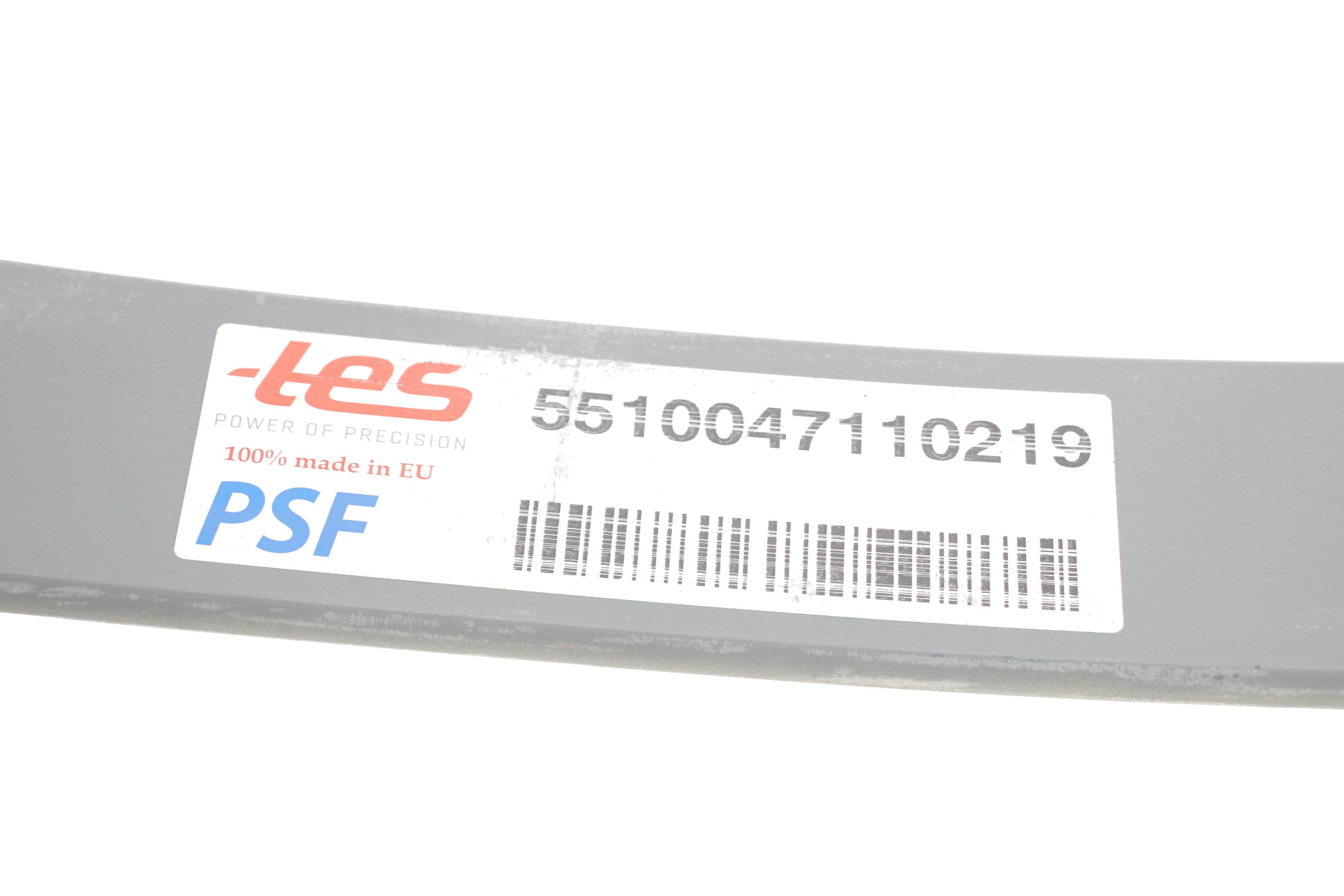 Ресора задня (2-й лист) Hyundai H-1 2.4/2.5 TD 01-07 (70/535/685) 1/9mm