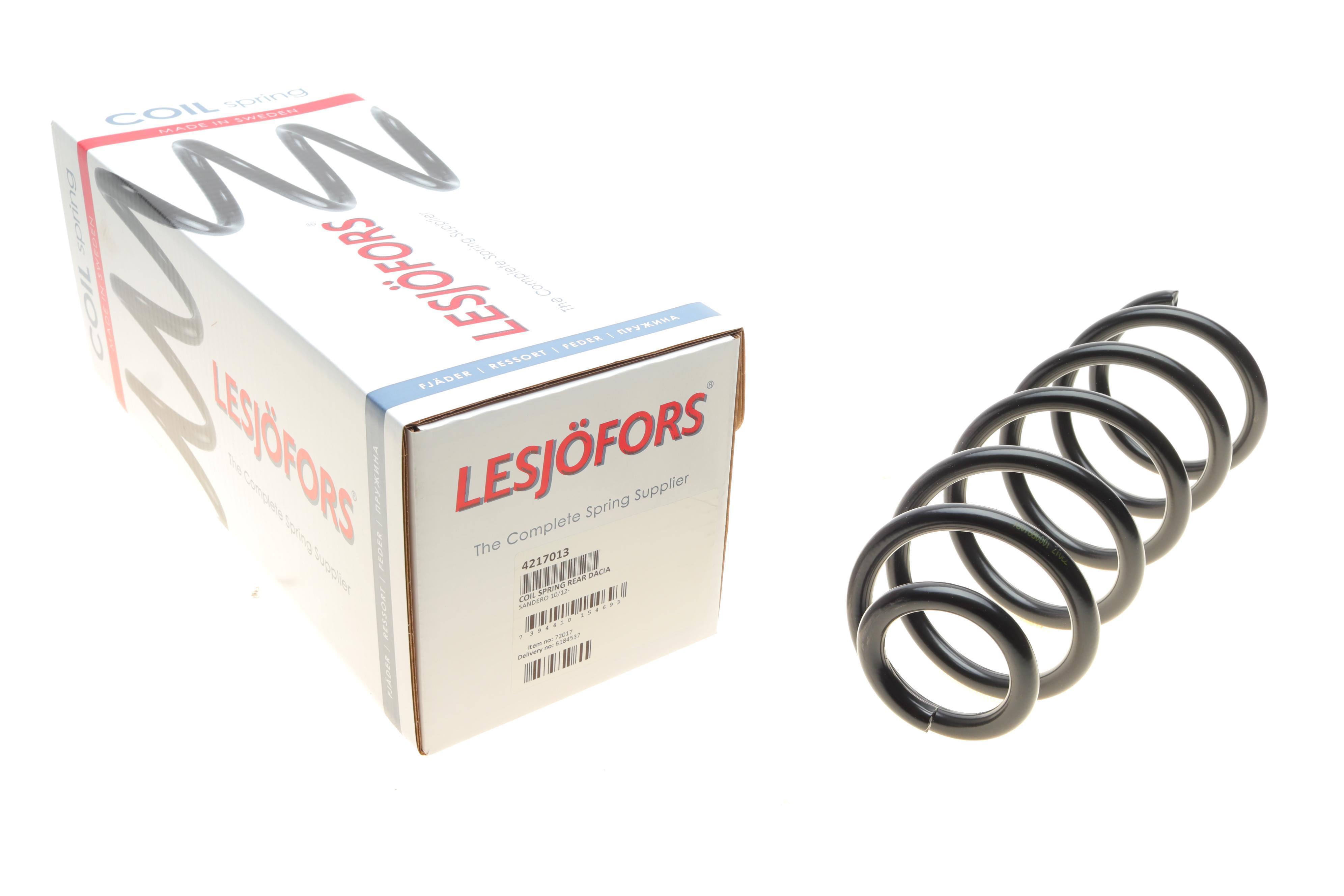 Пружина (задня) Dacia Sandero 1.2TCe/0.9TCe/1.5dCi 12- (накл.зад.ч.)