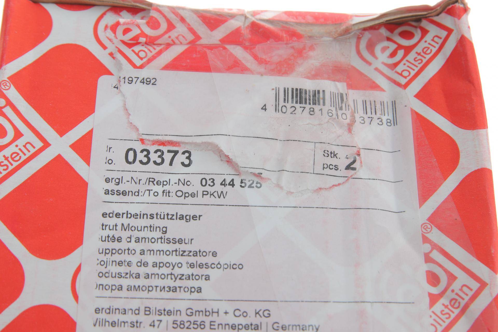 Подушка амортизатора (переднього) Opel Combo 1.3-1.7 CDTI 01-