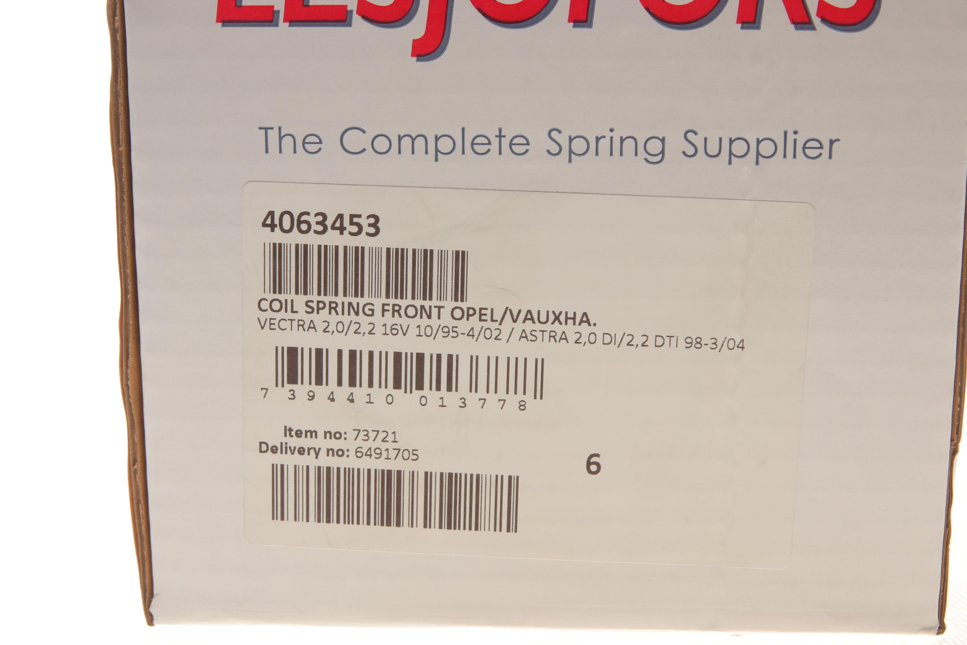 Пружина (передня) Opel Astra G 2.0DI/DTI/2.2DTI/Vectra B 2.0-2.2i 16V 95-03 (седан/ун/нак.з.ч/фург)