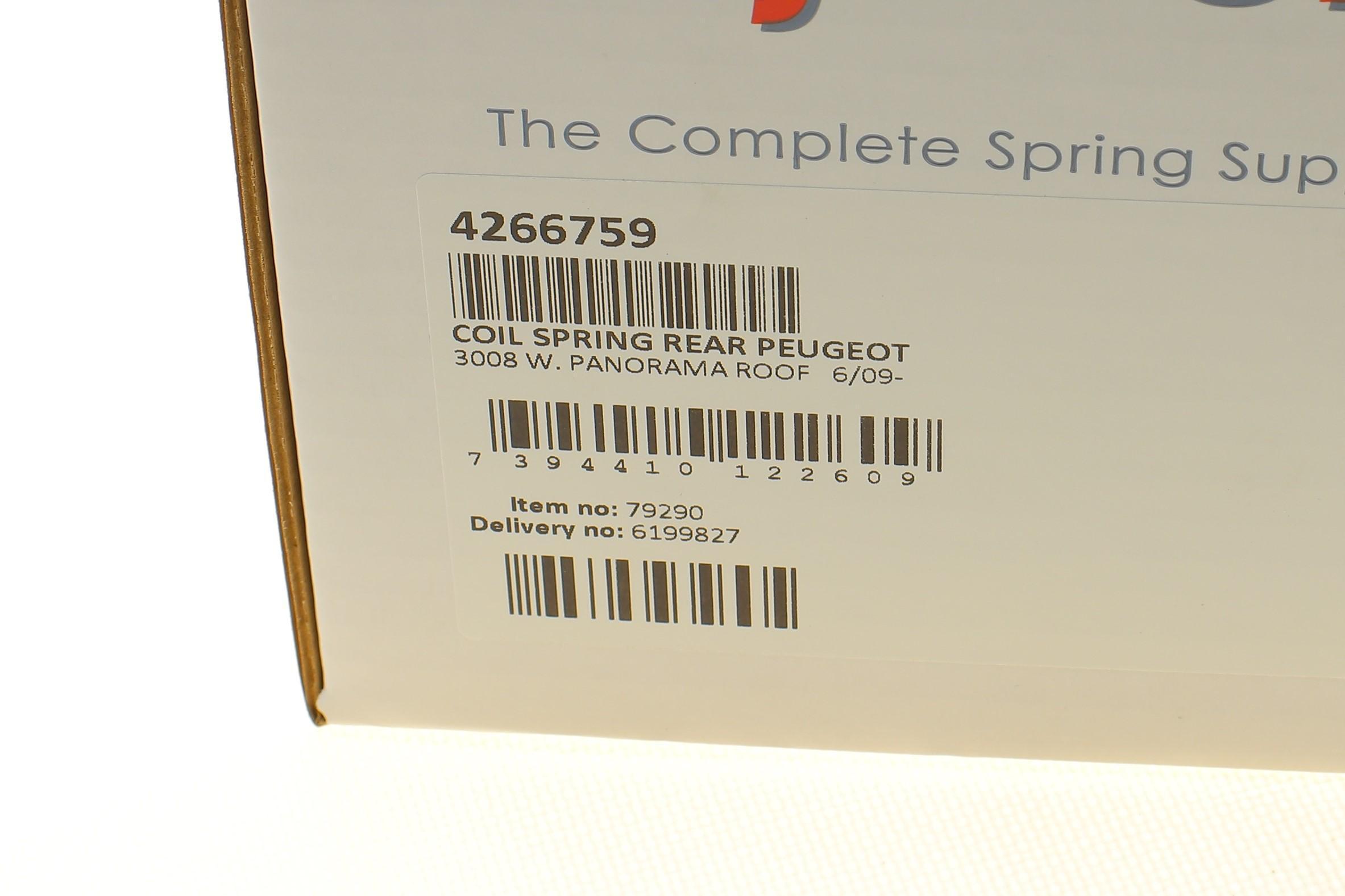 Пружина (задня) Peugeot 3008 1.6HDi/THP/VTi/2.0HDi 09-16 (вен) (з панорам.дахом)