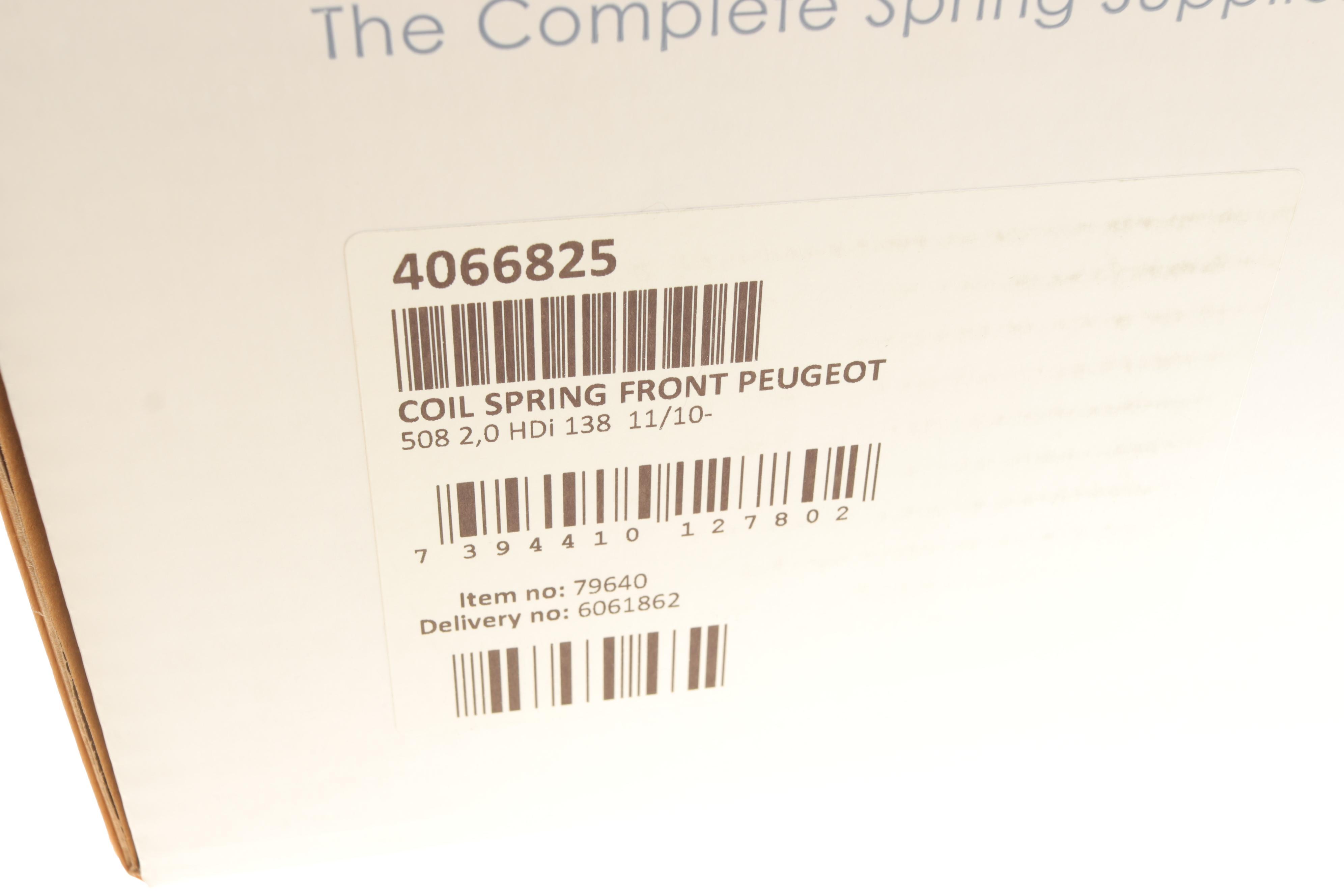 Пружина (передня) Peugeot 508 2.0HDI 10-18 (універсал/седан)