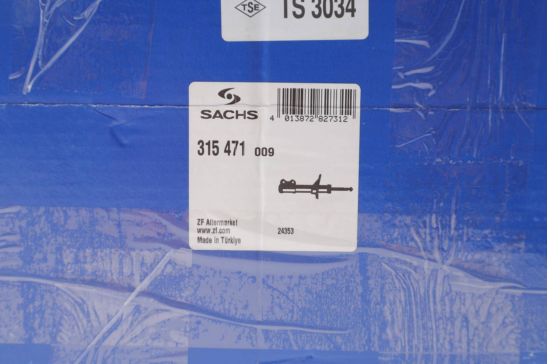 Амортизатор (передній) Opel Astra J 09- (L)