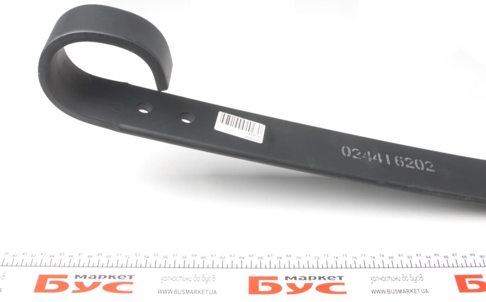 Ресора задня підкорінна MB 609-814D (70x820x760) 12мм