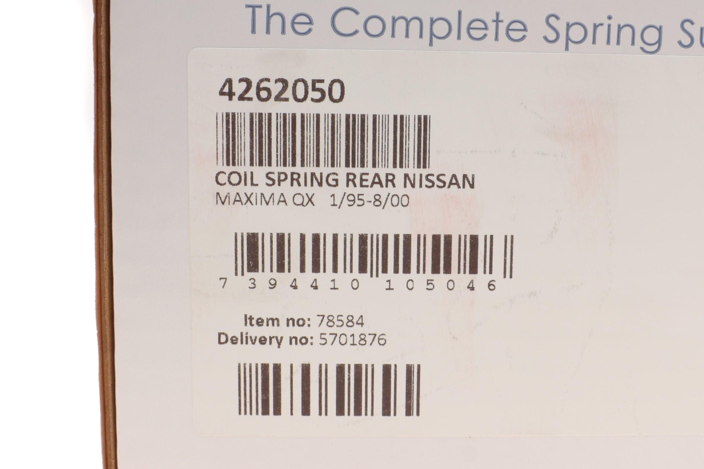 Пружина (задня) Nissan Maxima/Maxima QX IV 3.0 95-00 (седан)