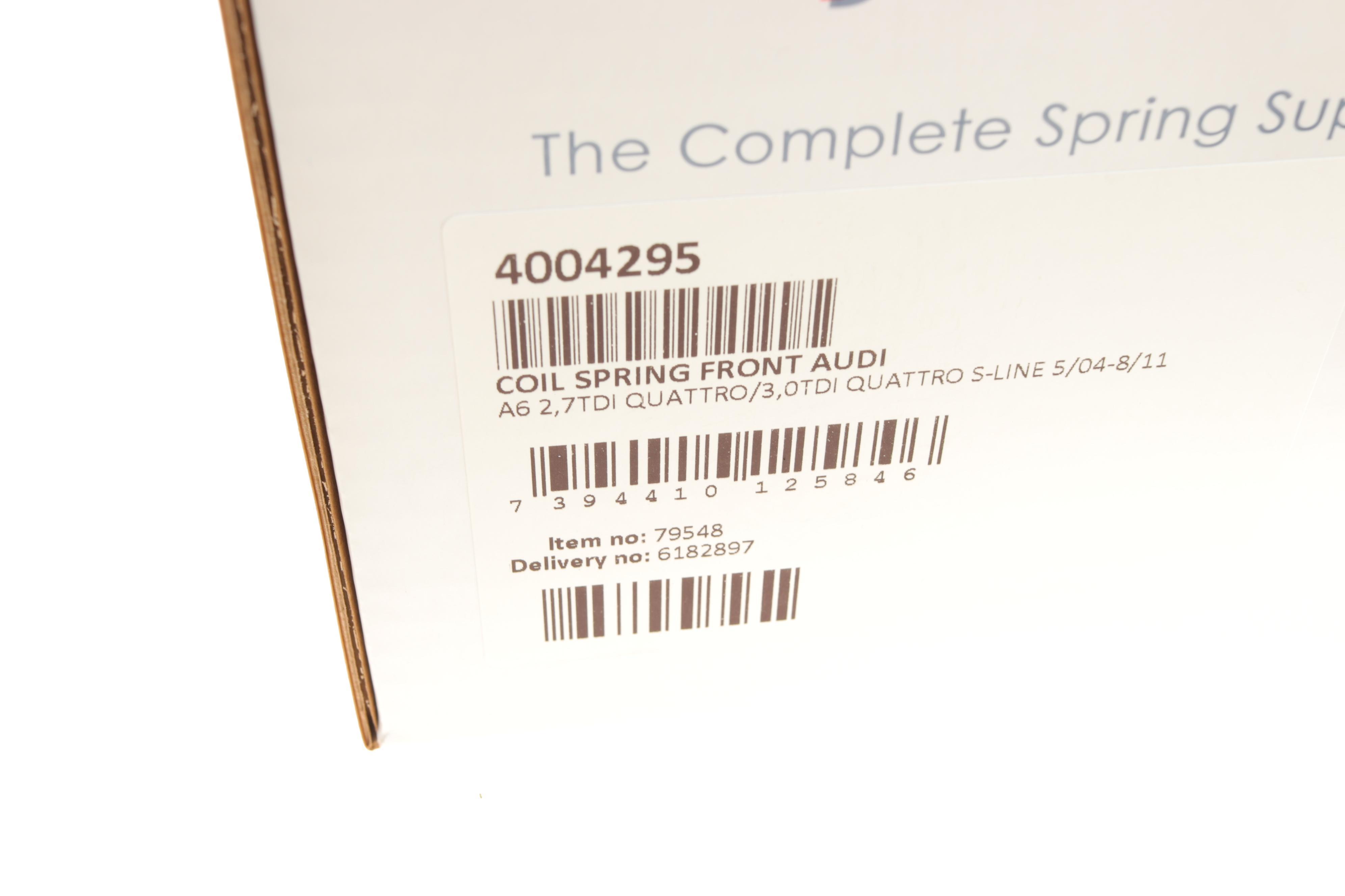 Пружина (передня) Audi A6 2.7-3.0TDI quattro 04-11 (седан/универсал) (S-line)