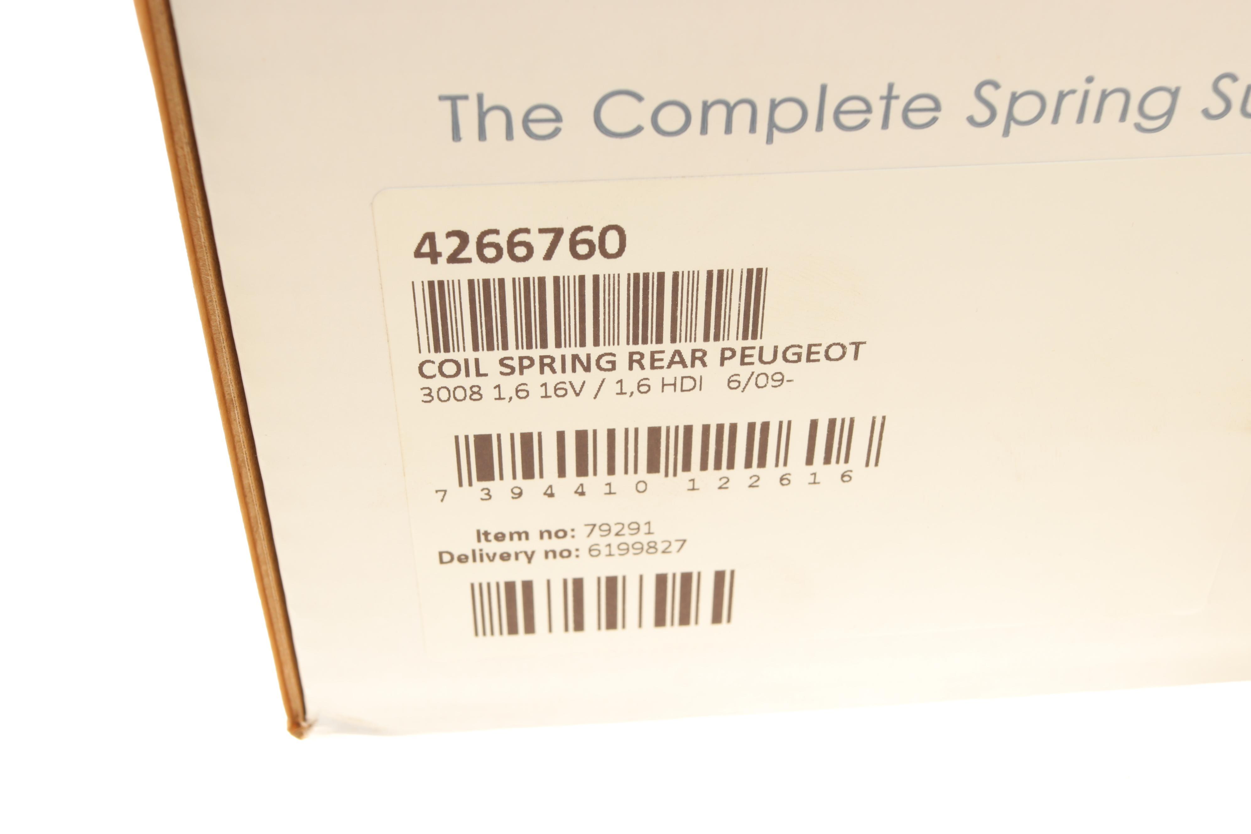 Пружина (задня) Peugeot 3008 1.6HDi/BlueHDi/VTi 09-16 (вен)