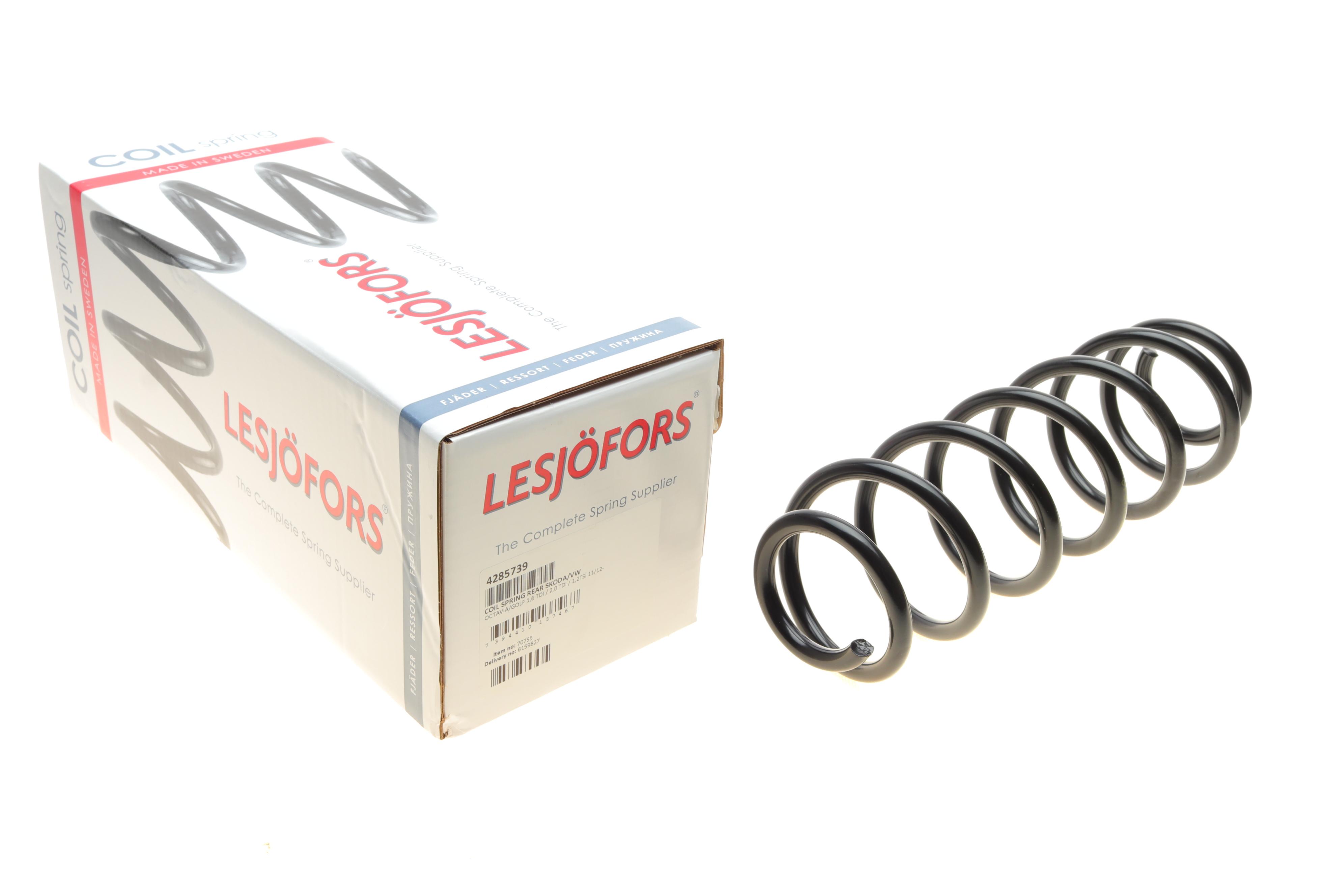 Пружина (задня) Skoda Octavia 1.6TDI/2.0TDI/VW Golf VII 1.0-1.2TSI 12-20 (хетч.) (без спорт.ход.ч)