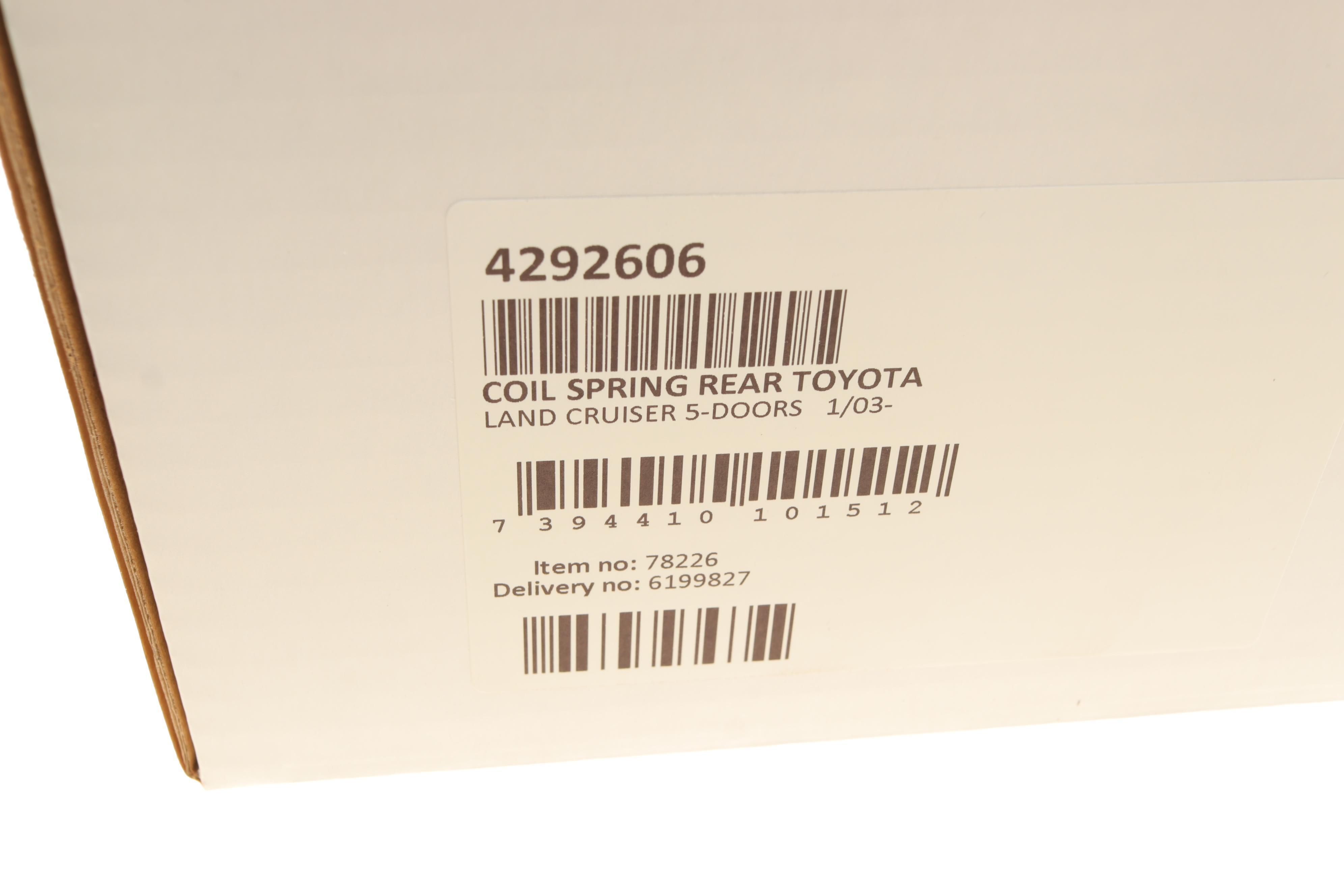 Пружина (задня) Toyota Land Cruiser Prado 3.0D-4D/4.0 02-10 (всюдихід закритий) (5 дверей)