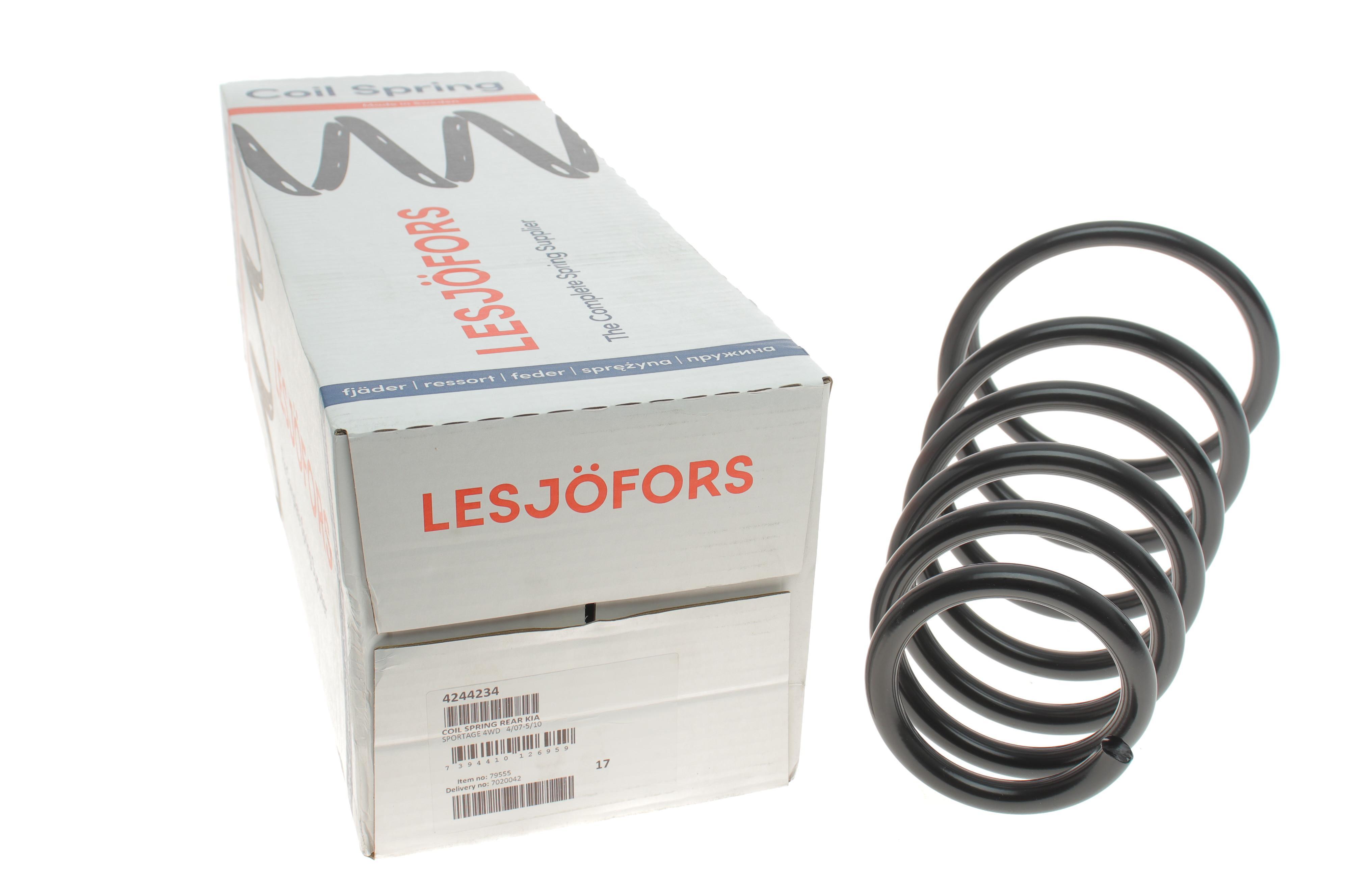 Пружина (задня) Kia Sportage II 2.0 16V 4WD/2.0CRDi 4WD/2.7 V6 4WD 04- (SUV) (шасі: L на 11-й поз.)