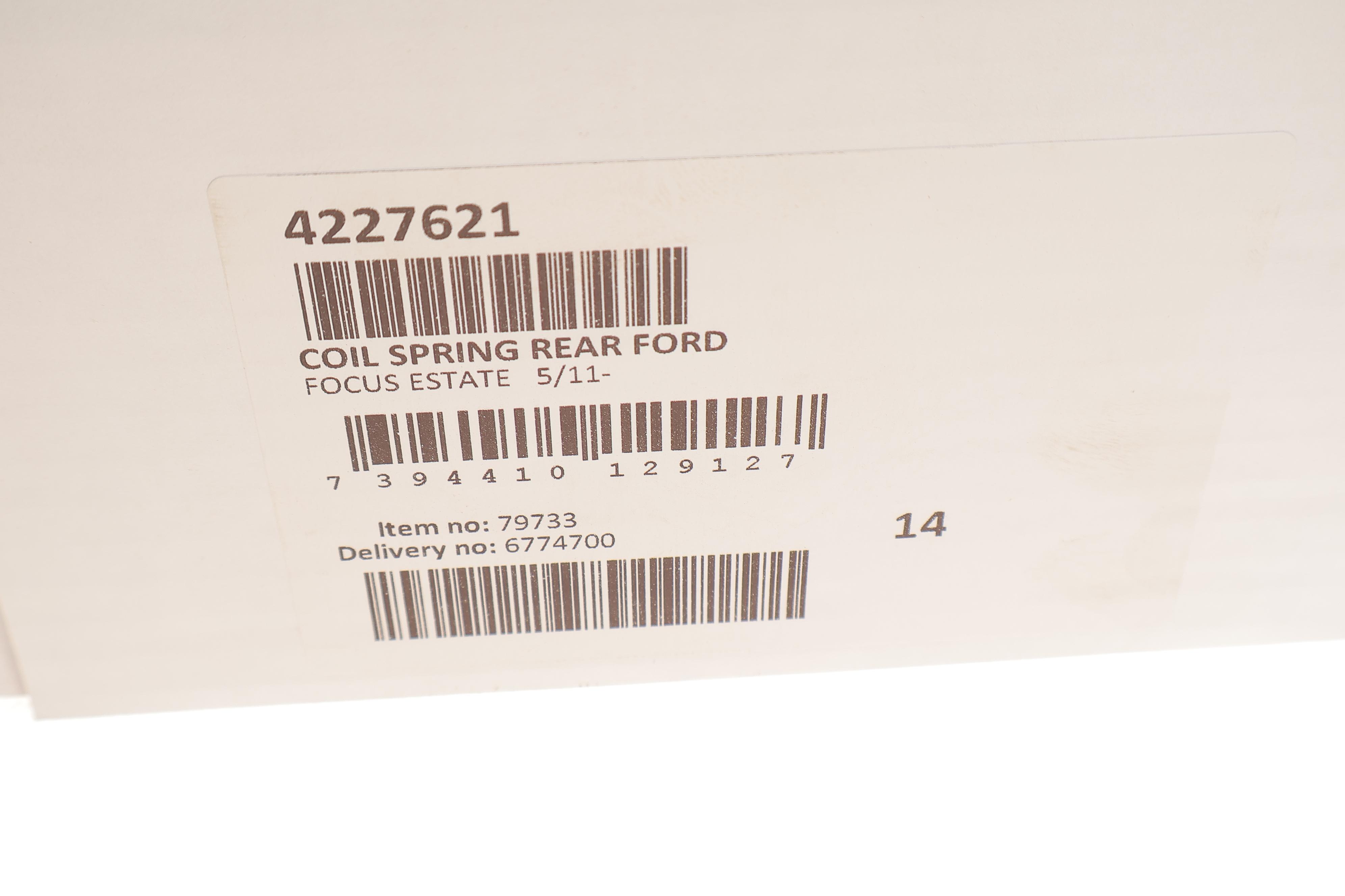 Пружина (задня) Ford Focus III Turnier 1.0-1.6 EcoBoost/1.6TDCi/2.0TDCi 10- (універсал) (type CB8)