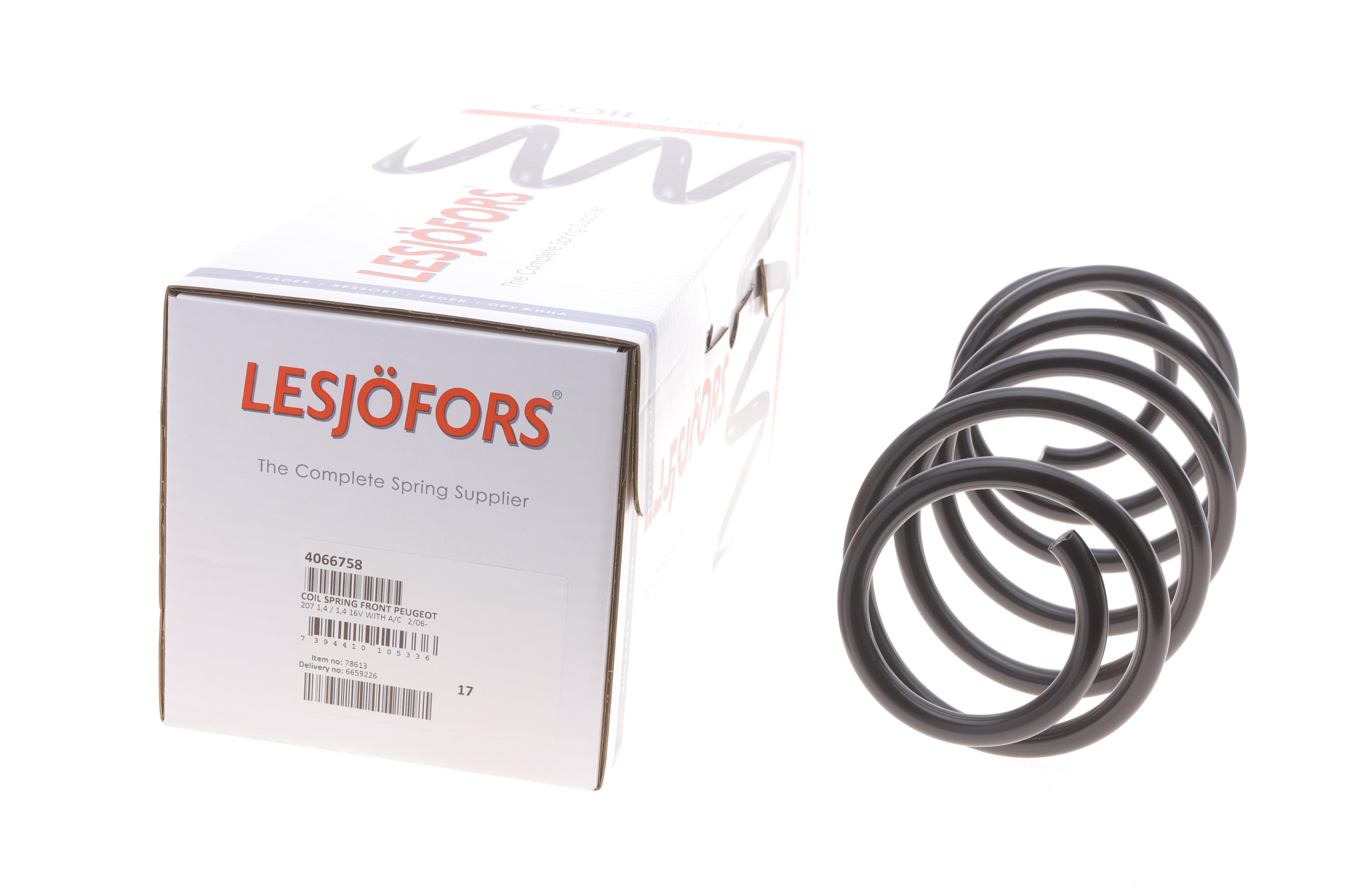 Пружина (передня) Peugeot 207 1.4 06-15 (хетчбек)/SW 1.4 07-13 (універсал) (+AC)