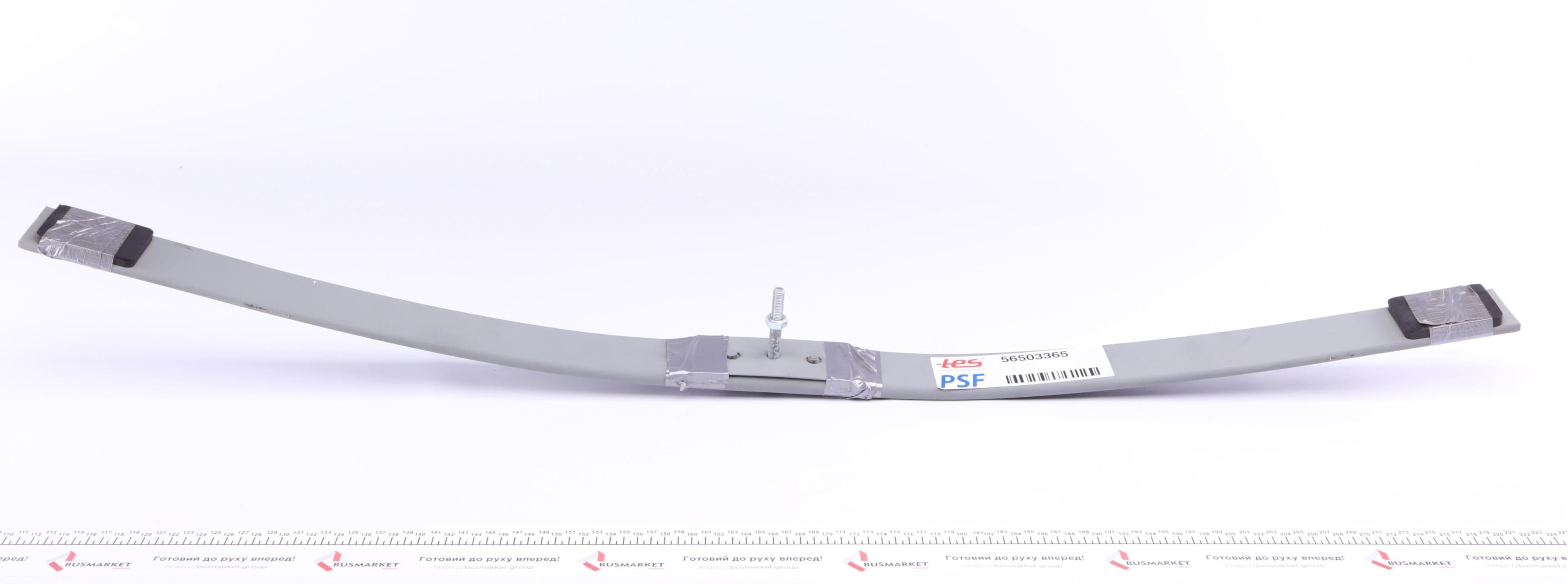 Ресора задня підкорінна Ford Transit 00- (ізогнутий) (1/16mm) (60/620/620)