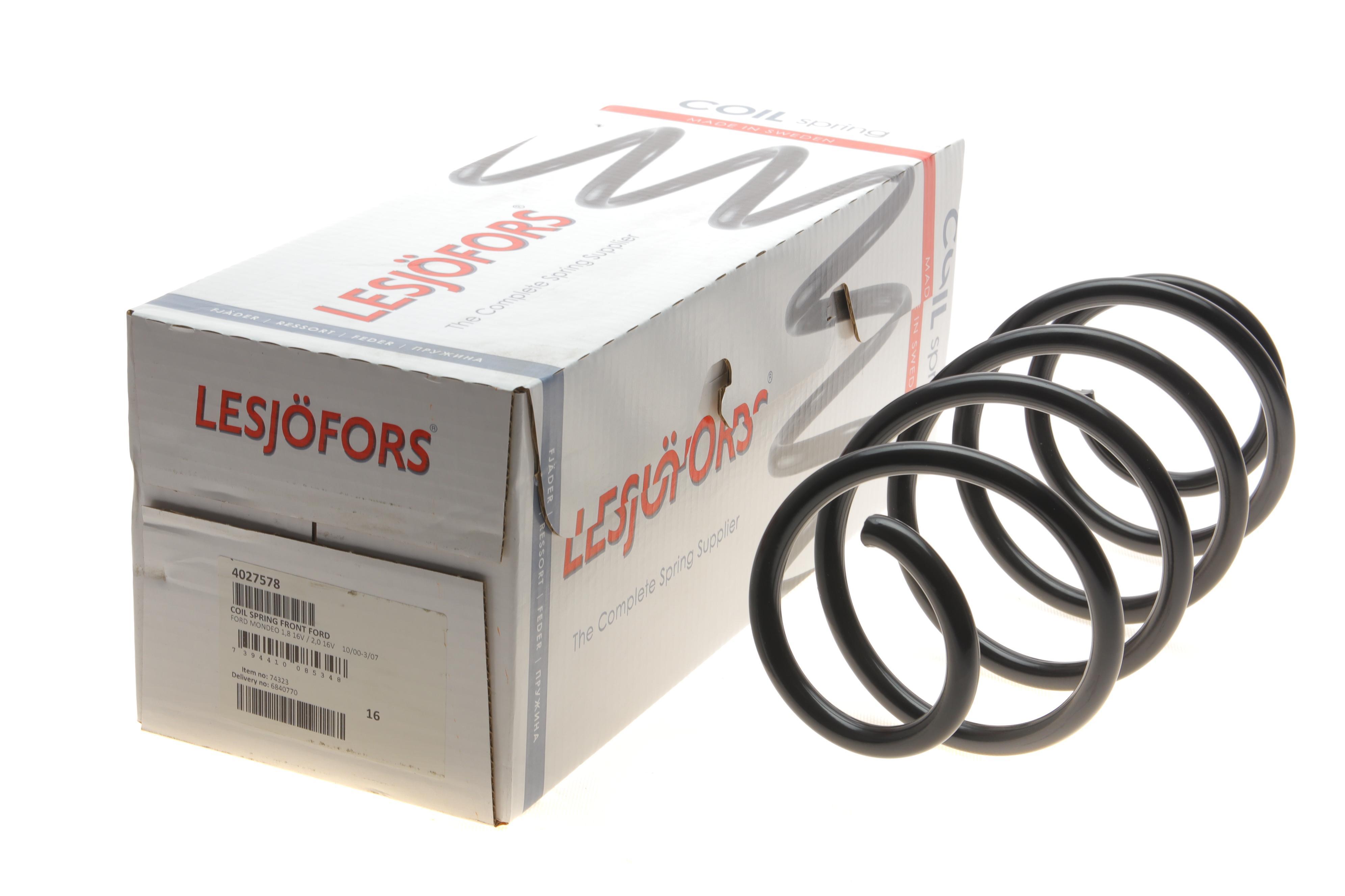 Пружина (передня) Ford Mondeo III 1.8 16V/2.0 16V 00-07 (седан/унив./накл.зад.ч)(без спорт.ход.ч)