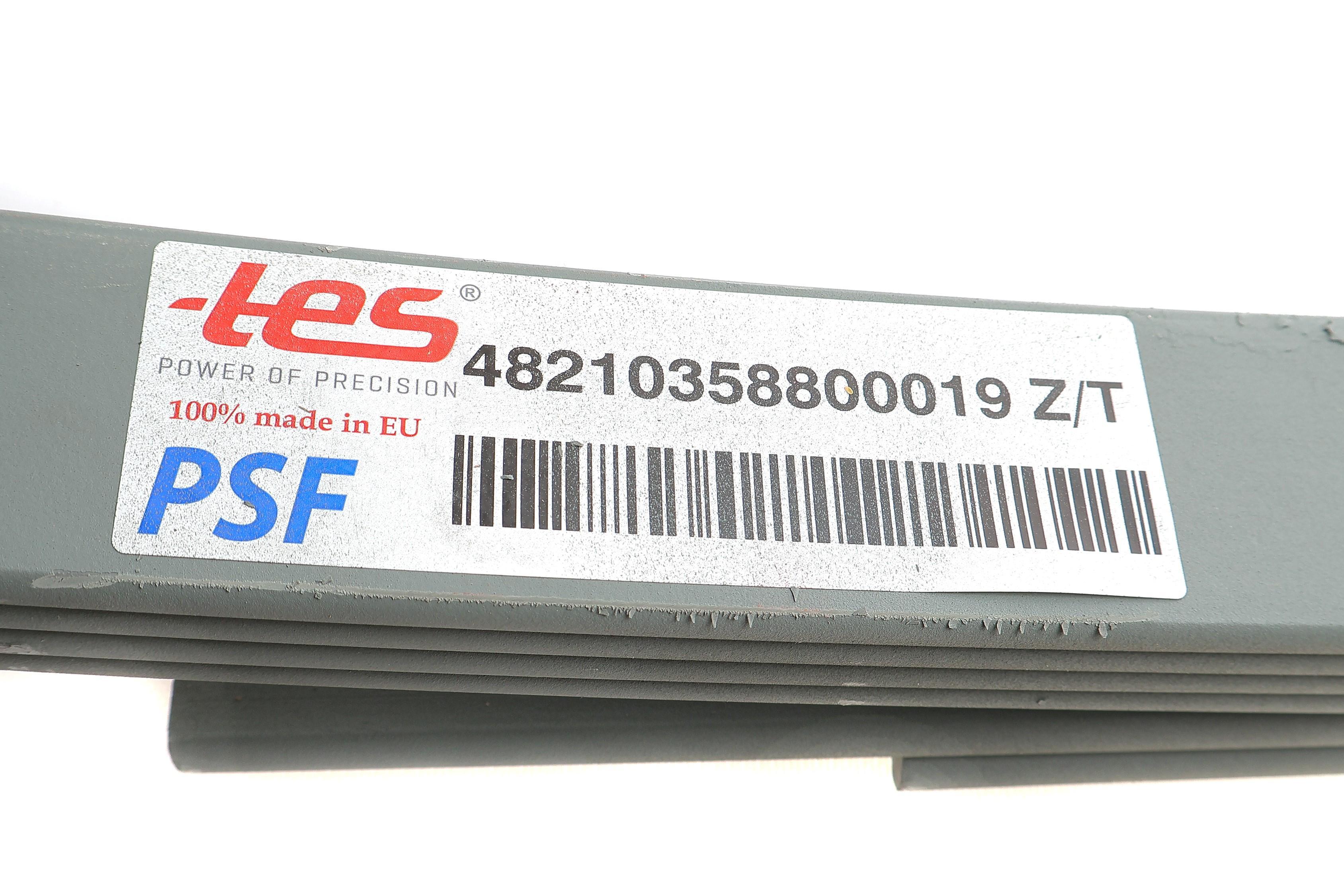 Ресора задня Toyota Hilux 2.5/3.0D 05-15 (к-кт 6 листів) (60/740/560) (4/8+2/12)