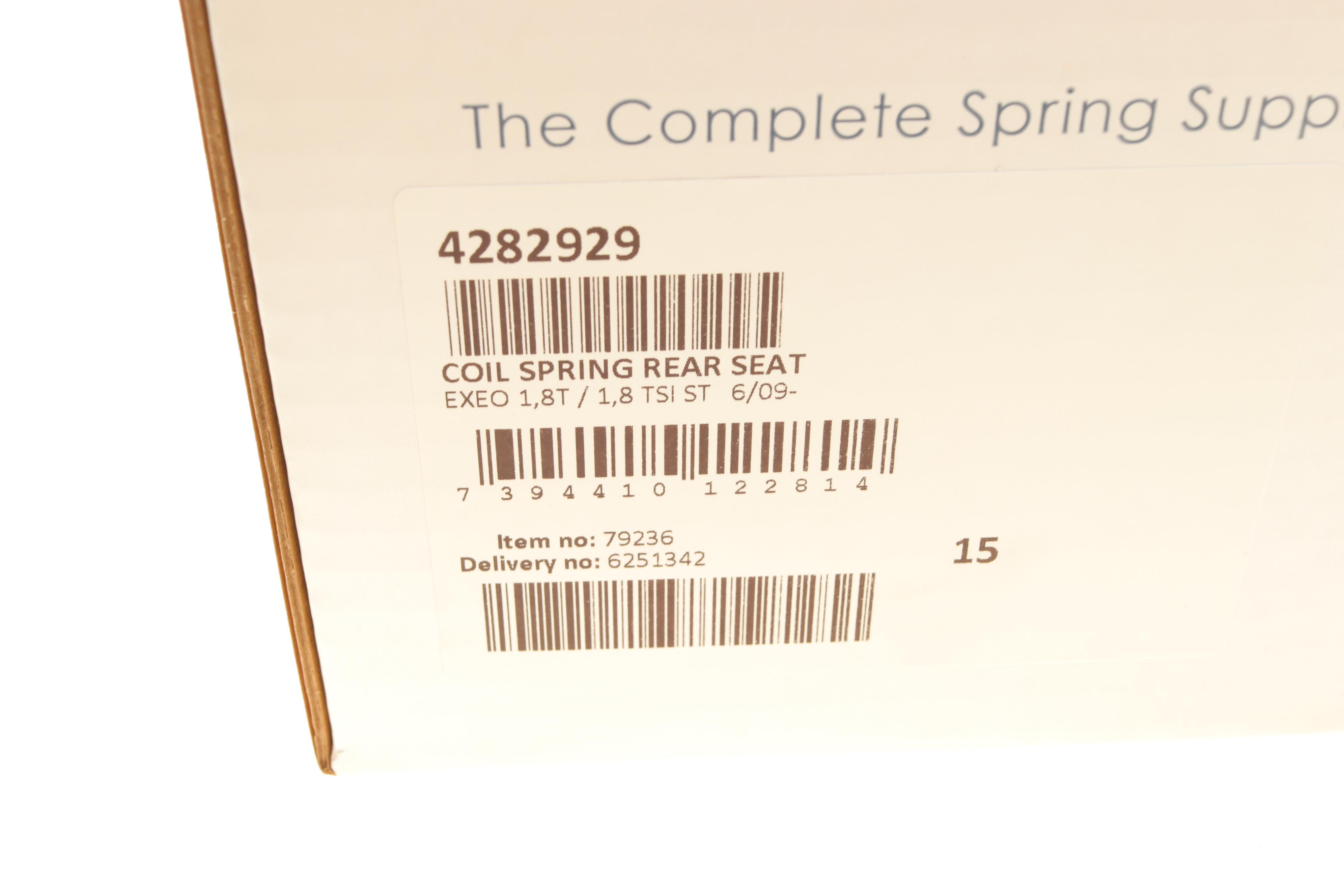 Пружина (задня) Seat Exeo 1.8T/TSI 09-13 (універсал) (без спорт.ход.ч)