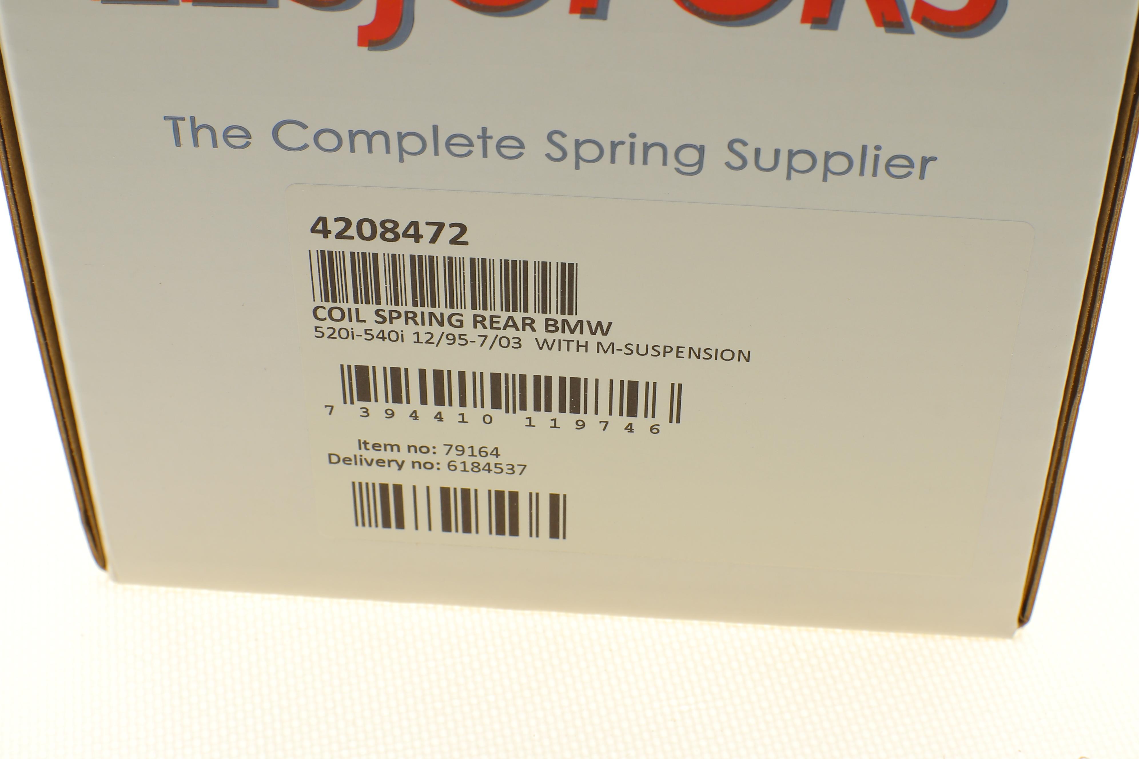 Пружина (задня) BMW 5 (E39) 520i-540i/520d-530d 95-03 (седан) (з М-техн.)