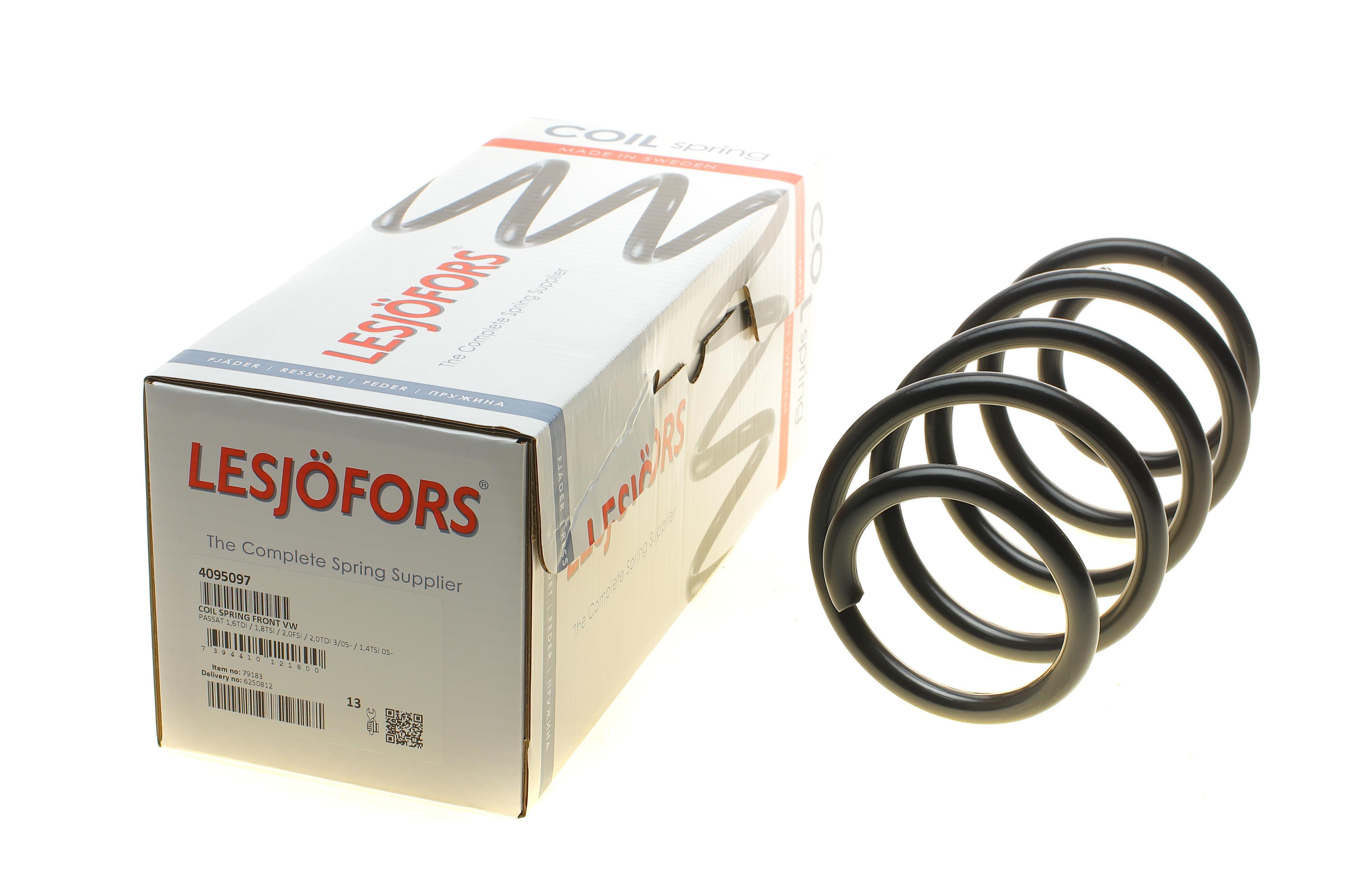 Пружина (передня) VW Passat B6/B7 1.4TSI/1.8TSI/1.6TDI/2.0FSI/TDI 05-14 (седан/унив) (спорт ход.ч.)